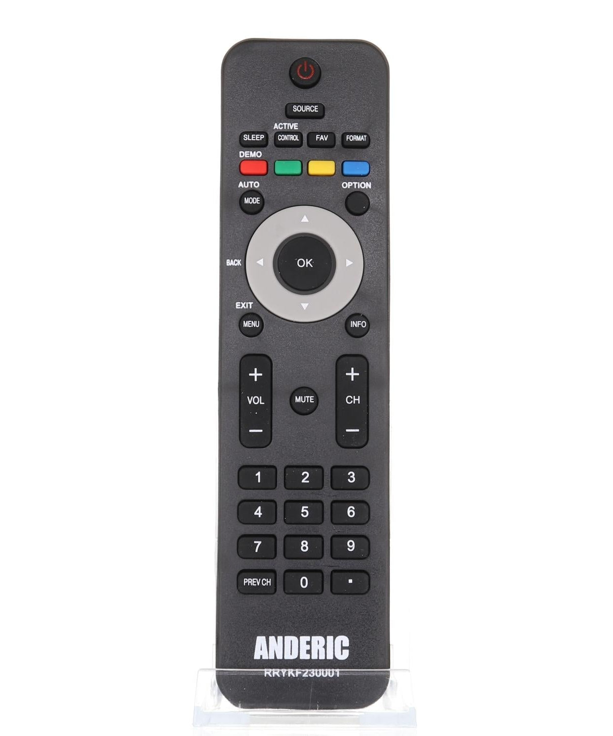 Anderic RRYKF230001 Standard TV Remote Control for Philips YKF230001 and Similar Non-Smart TVs | No Programming | IR - RRYKF230001
