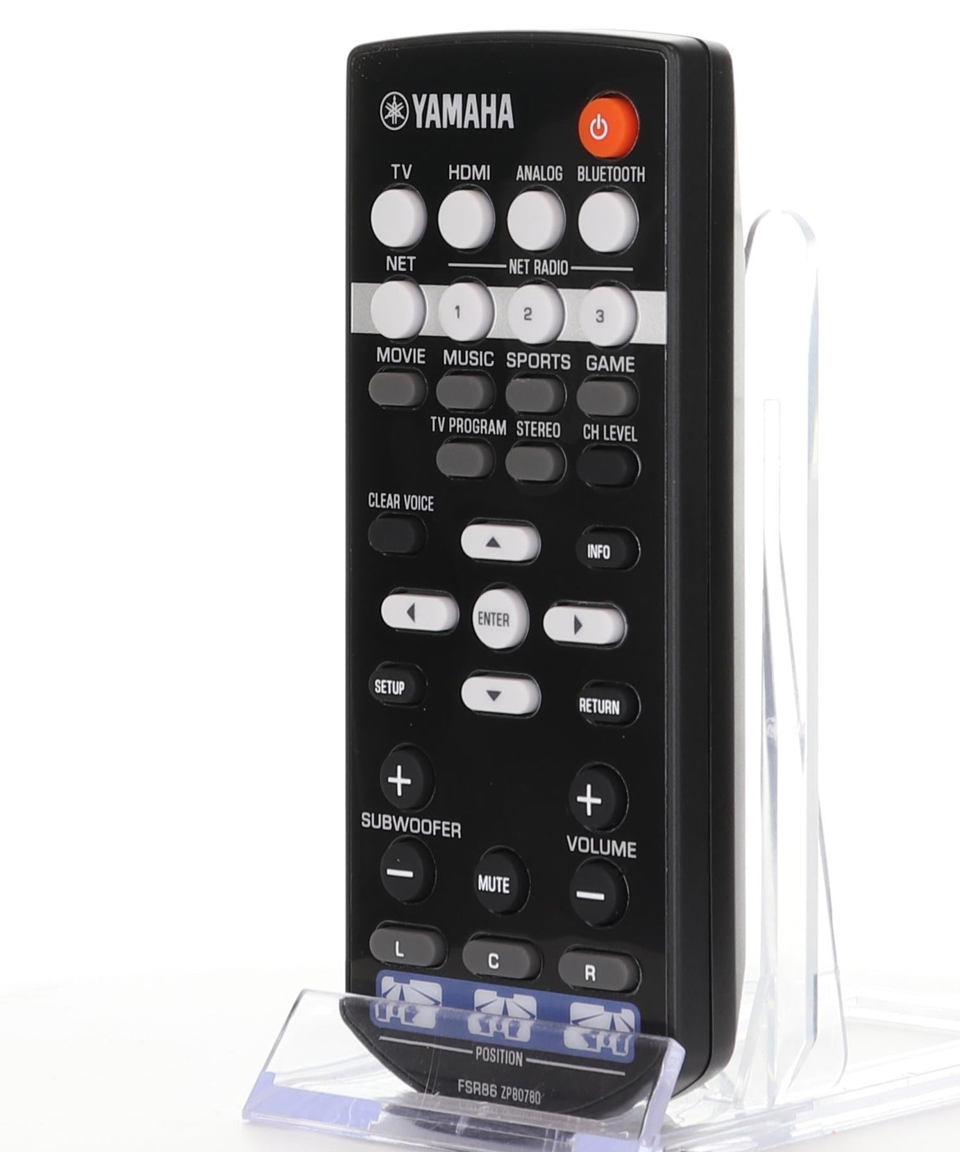 Yamaha FSR86 MusicCast TV Speaker Base Audio Remote Control - ZP807800