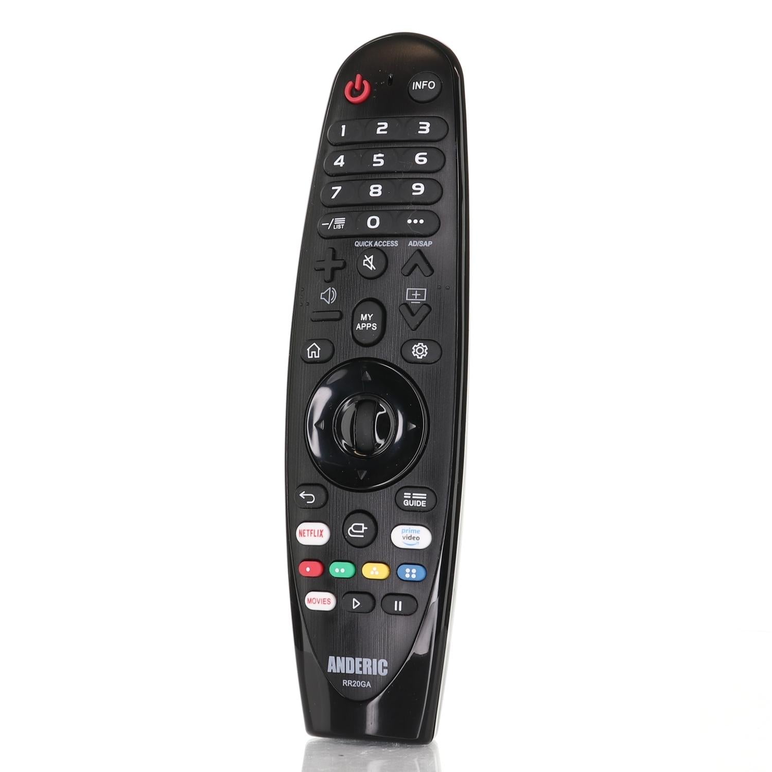 Anderic RR20GA Replacement Magic Remote Control for all LG Smart TVs | No Voice/Mouse Function | AN-MR20GA, AN-MR19BA, AN-MR18BA