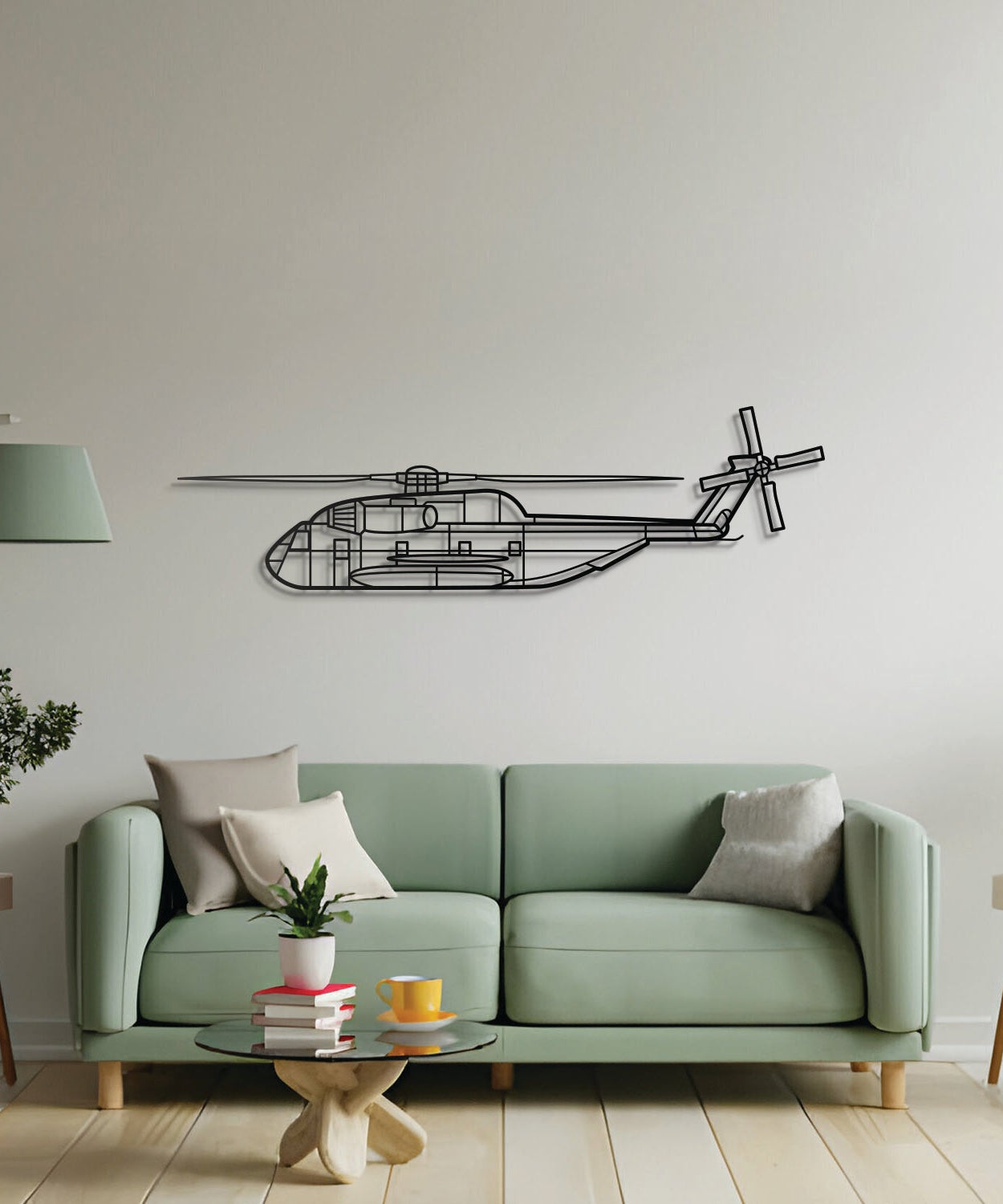CH-53GS Metall Flugzeug Wandkunst - NCP0372