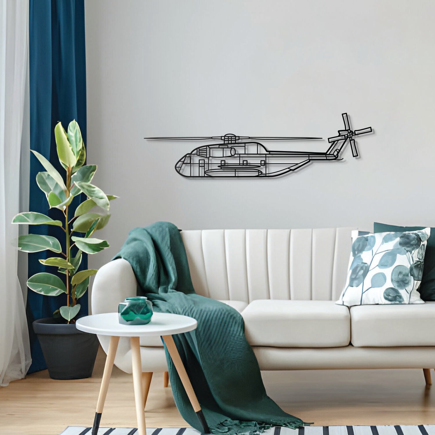 CH-53GS Metall Flugzeug Wandkunst - NCP0372