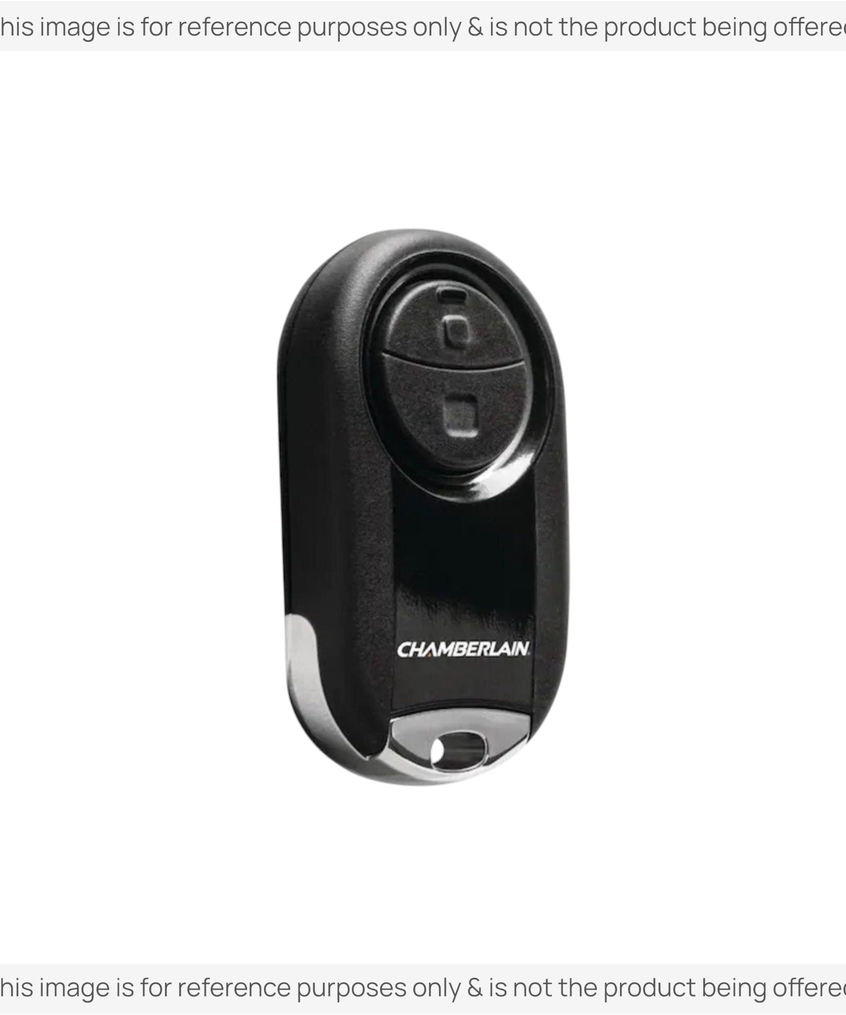 Substitute for Chamberlain MC100 Keychain 2-Button Universal for Learn Key Garage Door Opener Remote Control [375UT-2button]