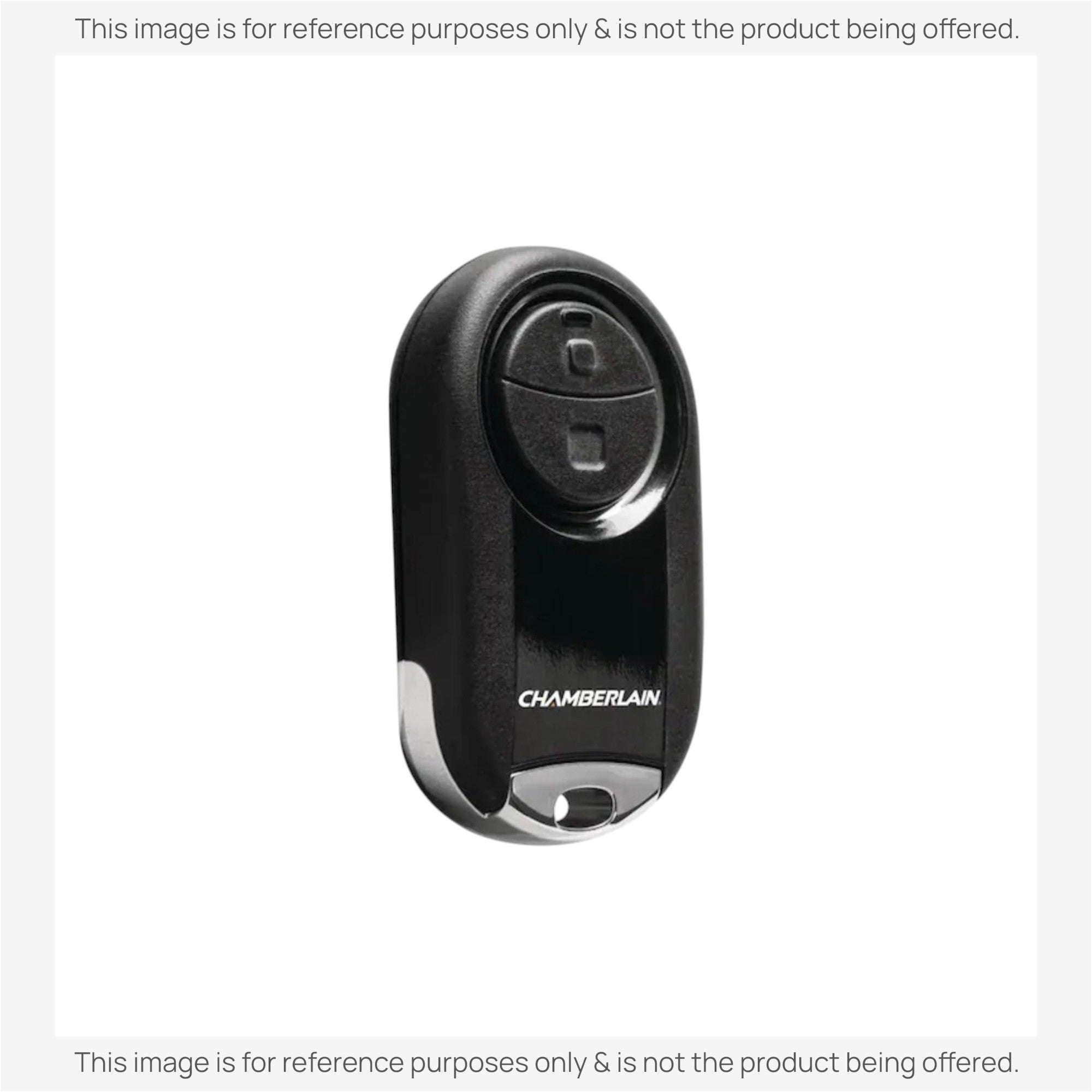 Substitute for Chamberlain MC100C Keychain 2-Button Universal for Learn Key Garage Door Opener Remote Control [375UT-2button]