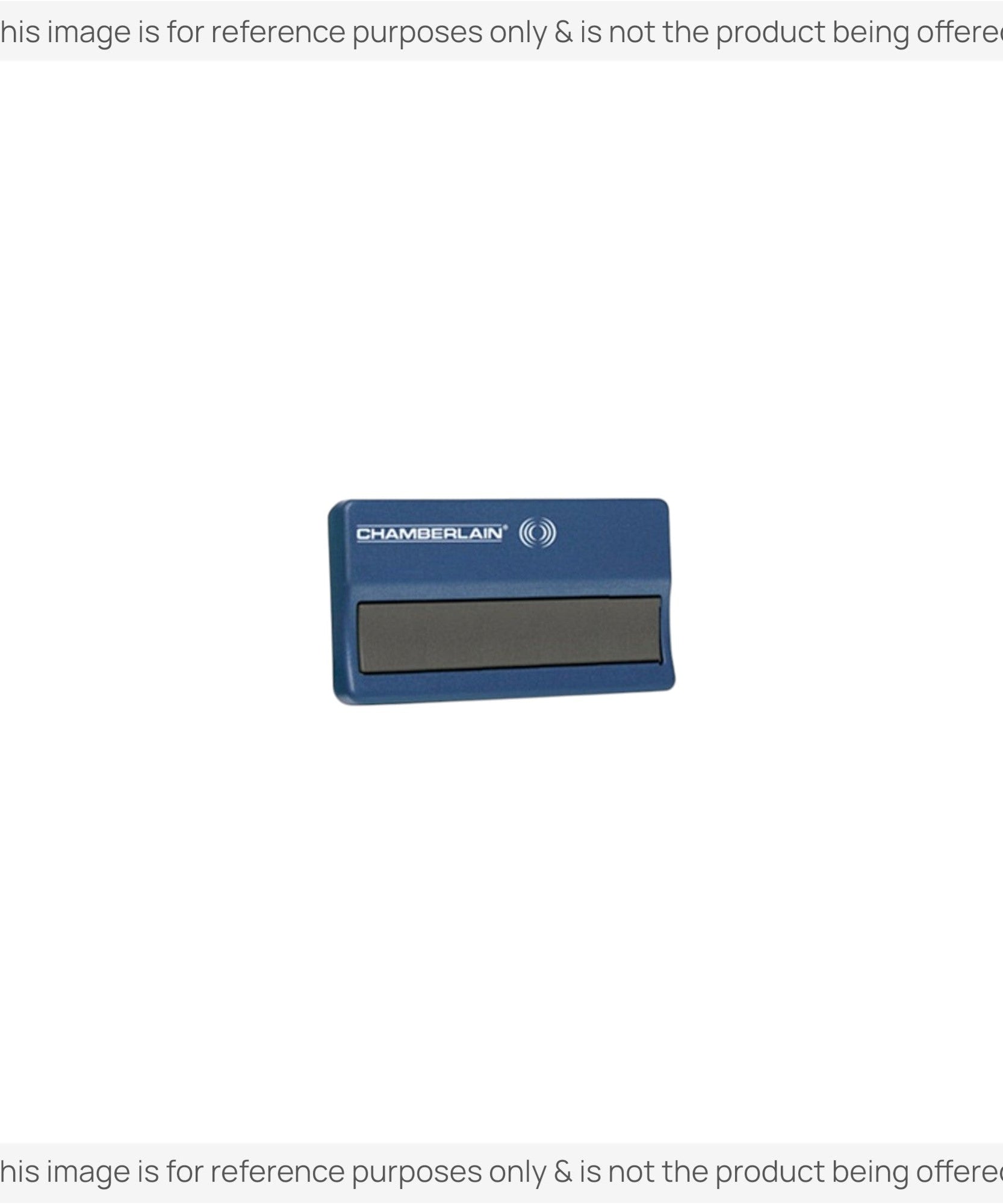 Substitute for Chamberlain 950CD 1-Button Visor 315 MHz Garage Door Opener Remote Control [375UT-2button]