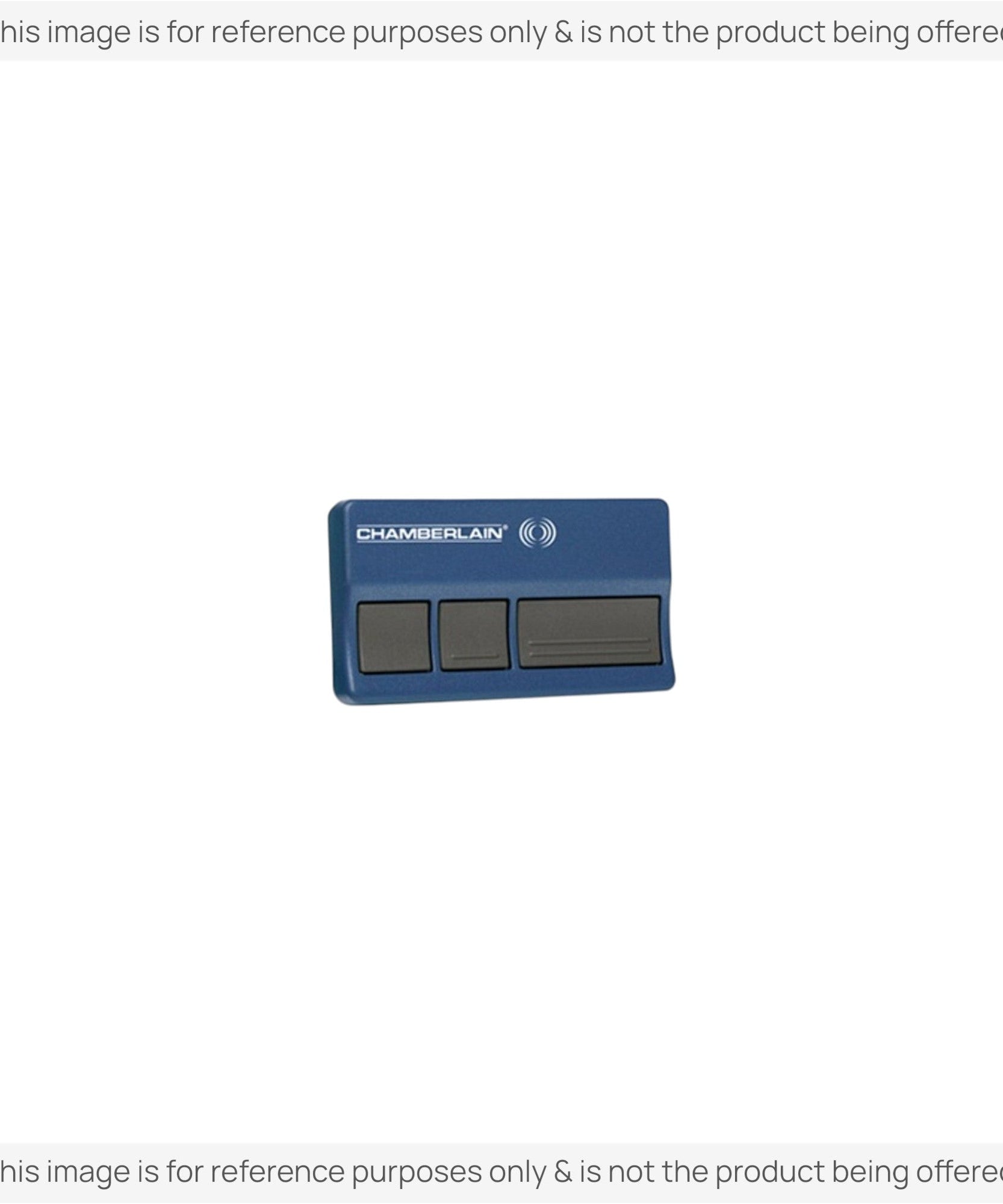 Substitute for Chamberlain 953D/953CD/953T 3-Button 315 MHz Visor Garage Door Opener Remote Control [375UT-3button]