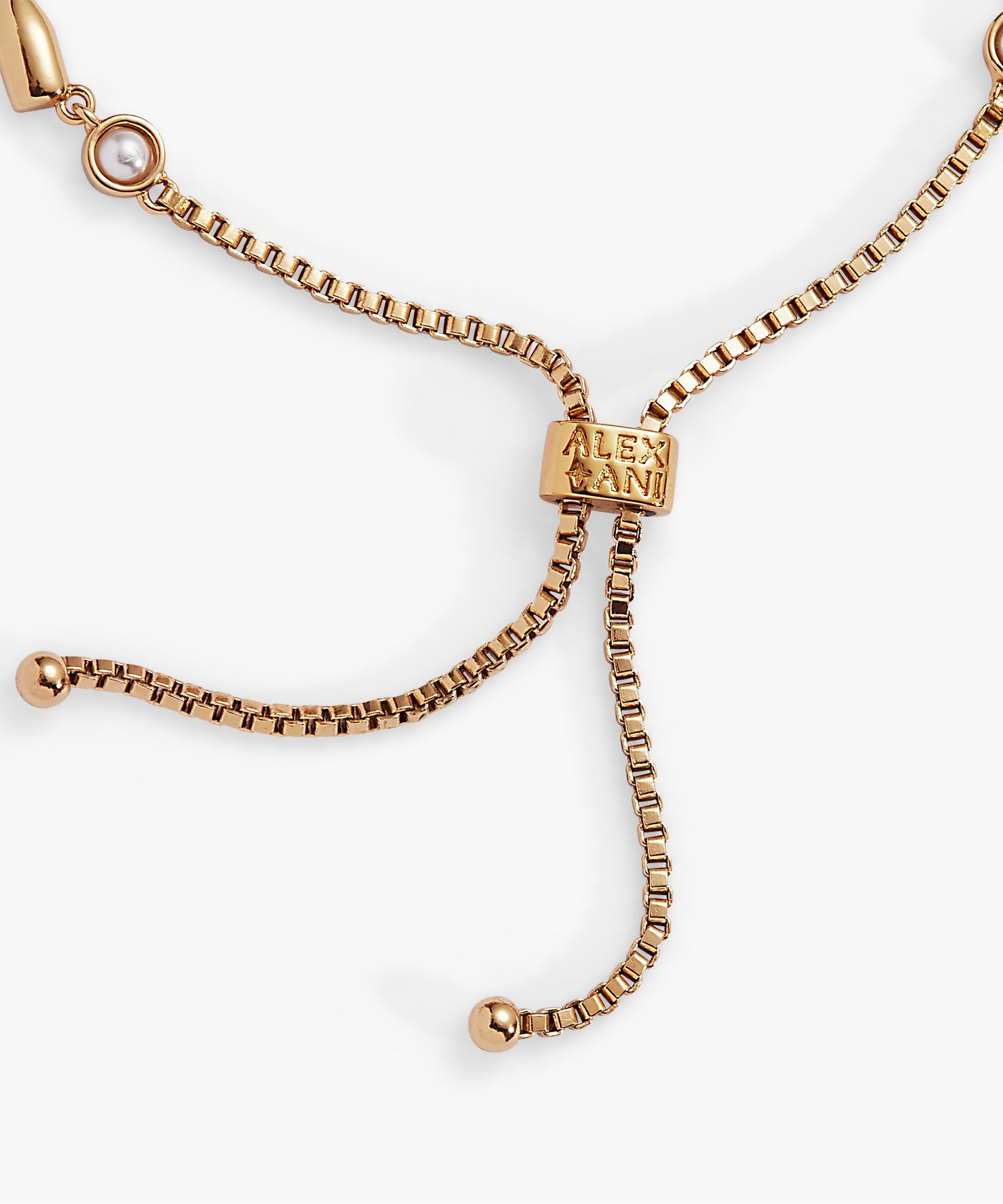 “Cheers” Champagne Inline Bolo Bracelet