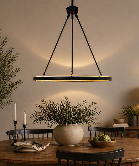 Verstellbarer runder LED-Kronleuchter
