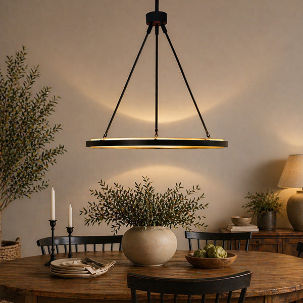 Verstellbarer runder LED-Kronleuchter