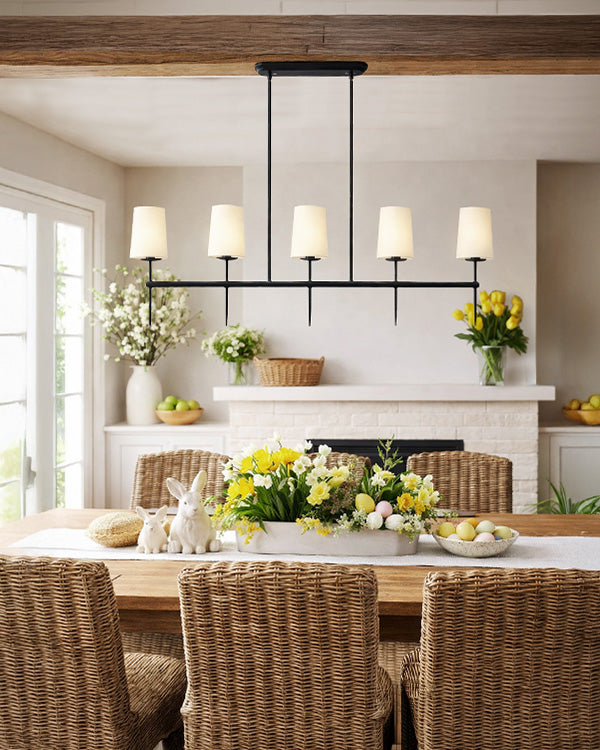 5 Light Linear Chandelier