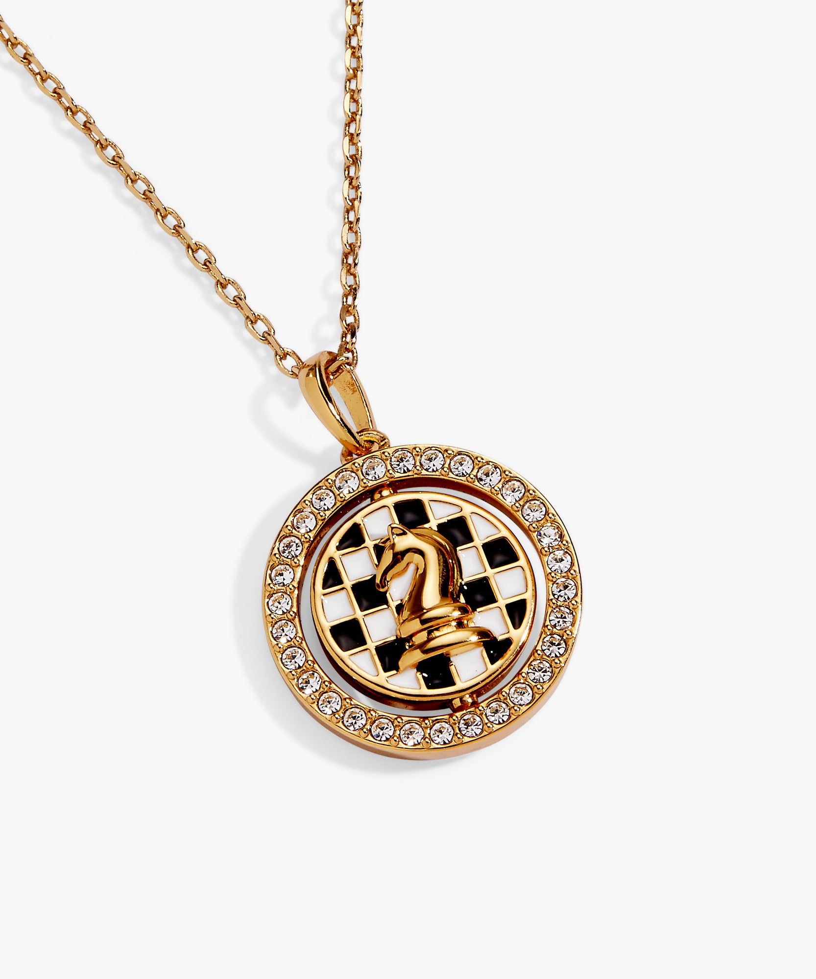 'Always Think One Move Ahead' Chess Spinner Pendant