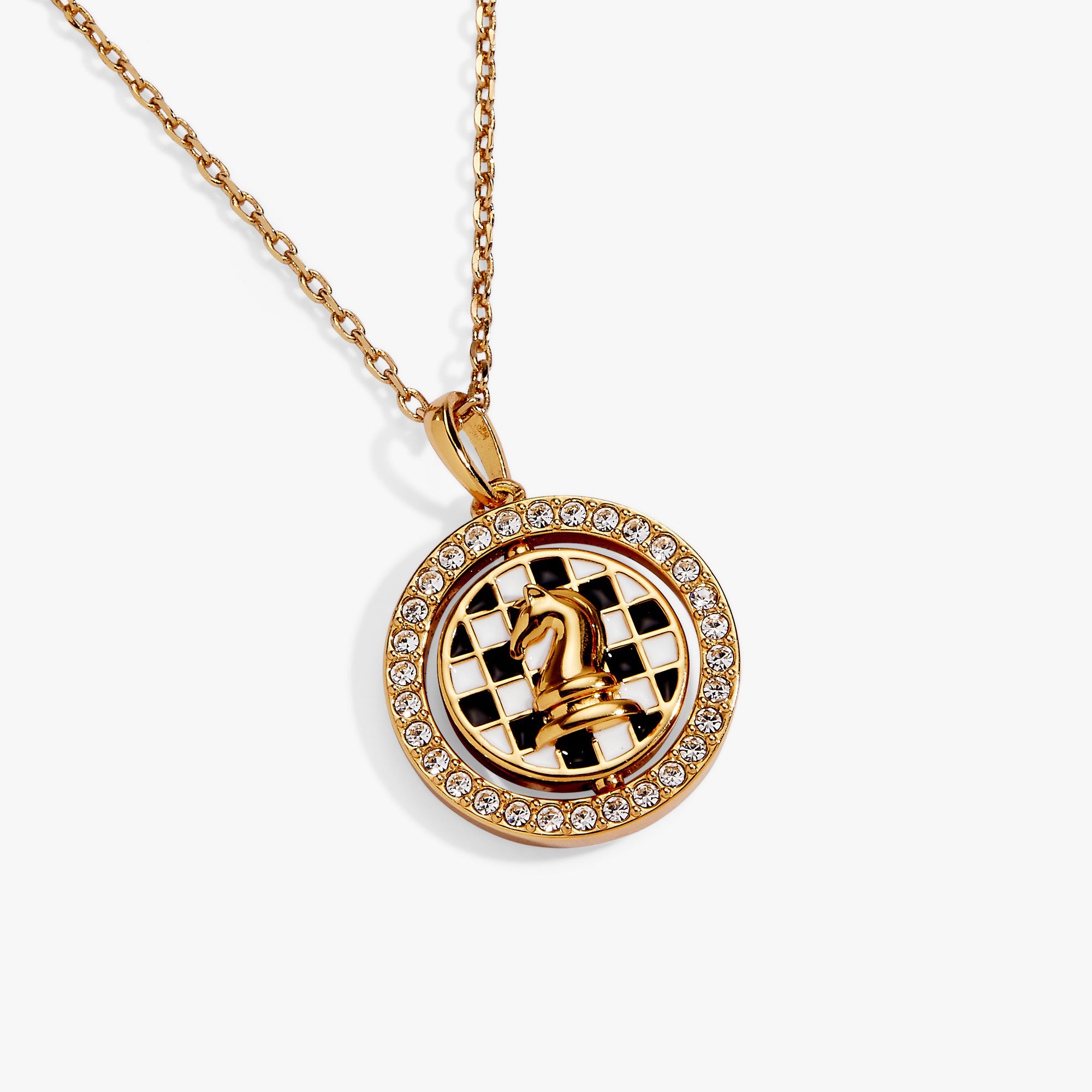 'Always Think One Move Ahead' Chess Spinner Pendant