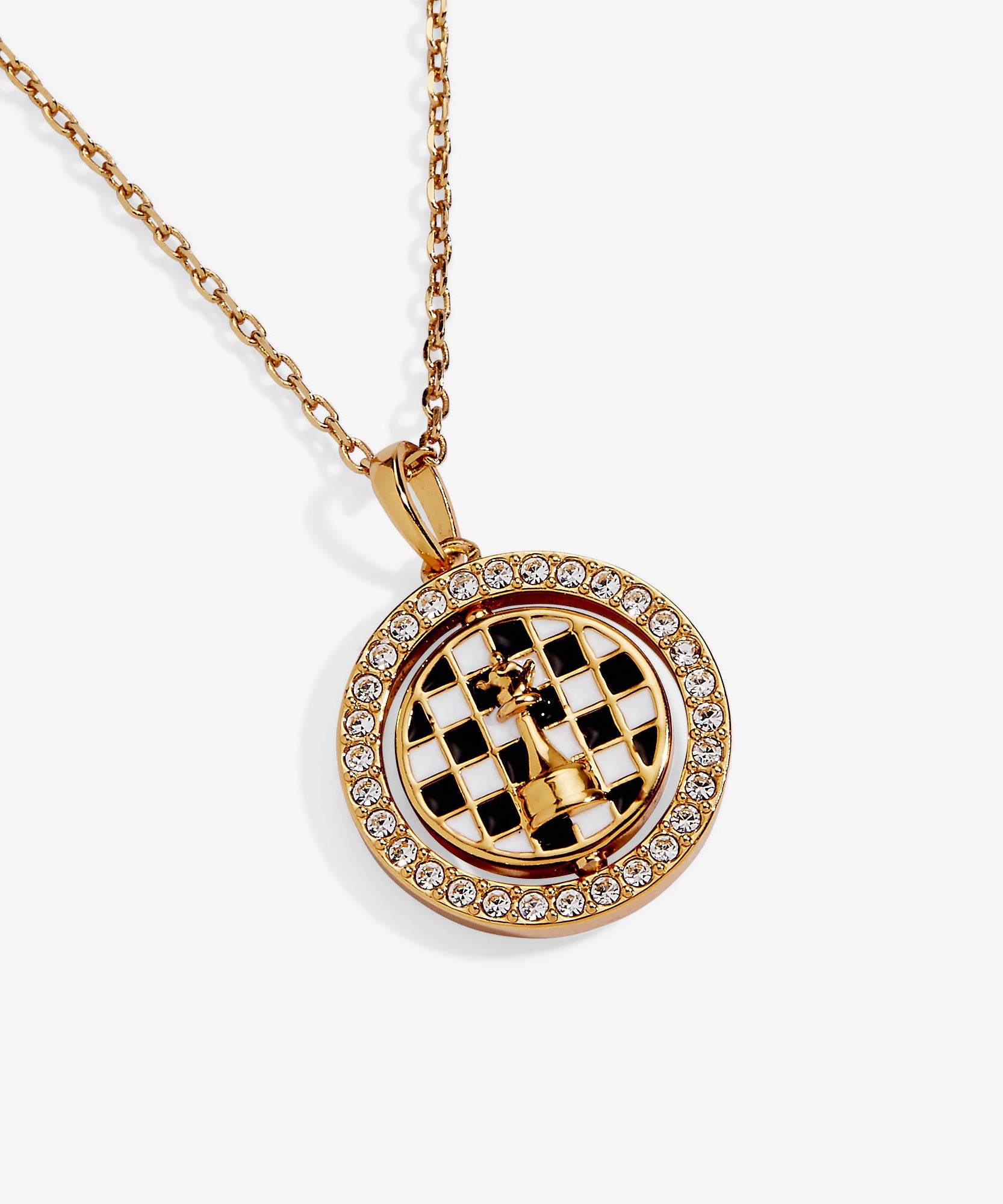 'Always Think One Move Ahead' Chess Spinner Pendant