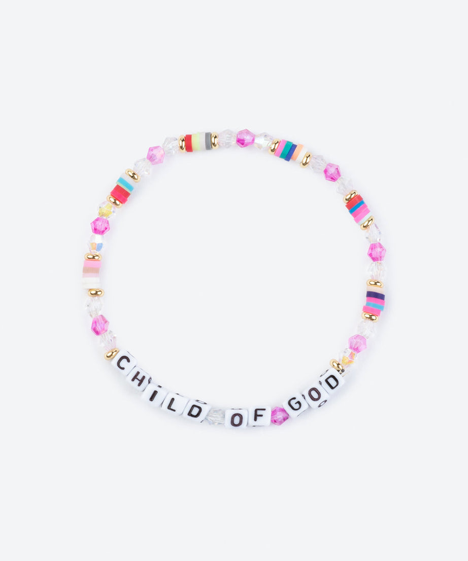 Child of God Letter Bracelet