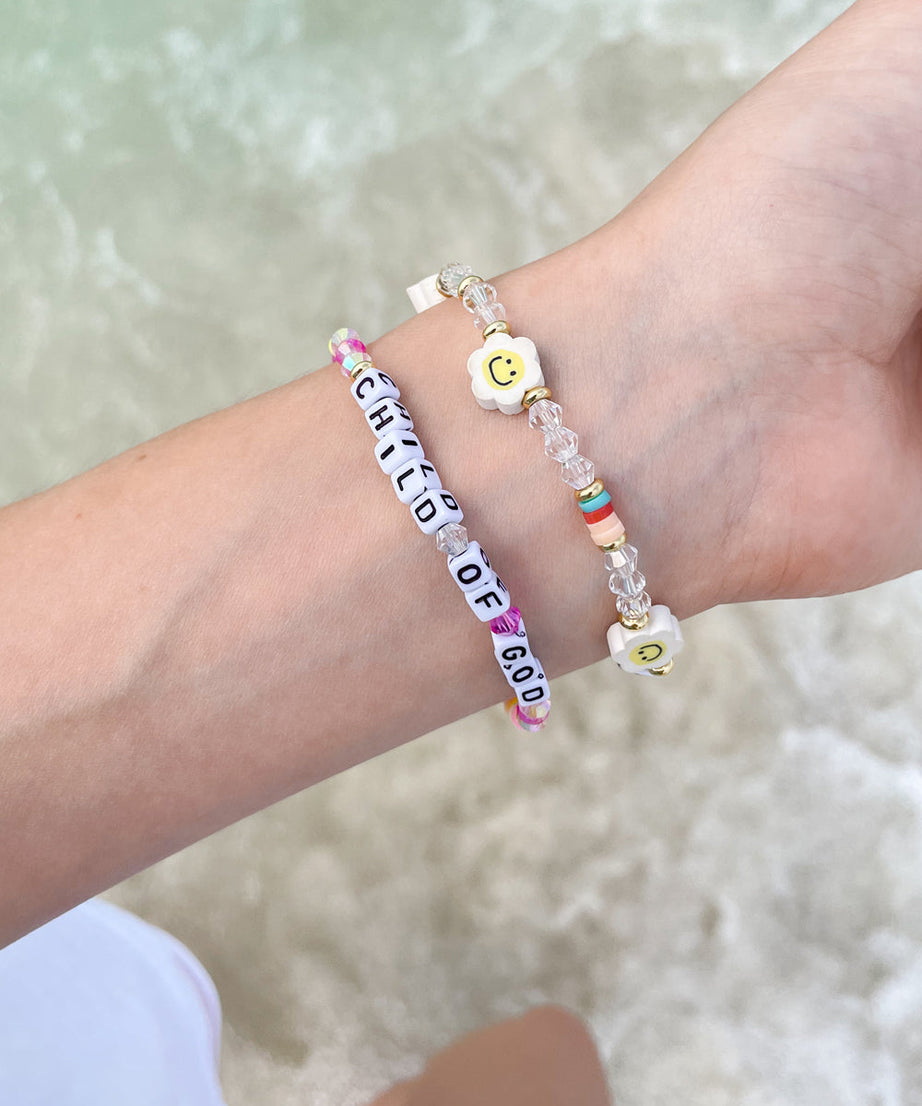 Child of God Letter Bracelet