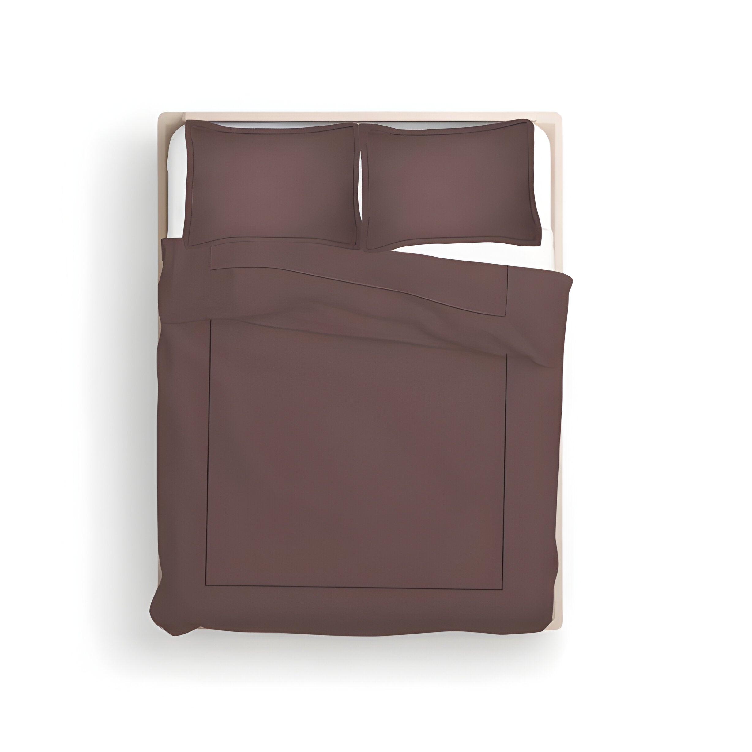 400TC Cotton Luxurious Single Embroidery Sateen Solid Duvet Cover Set