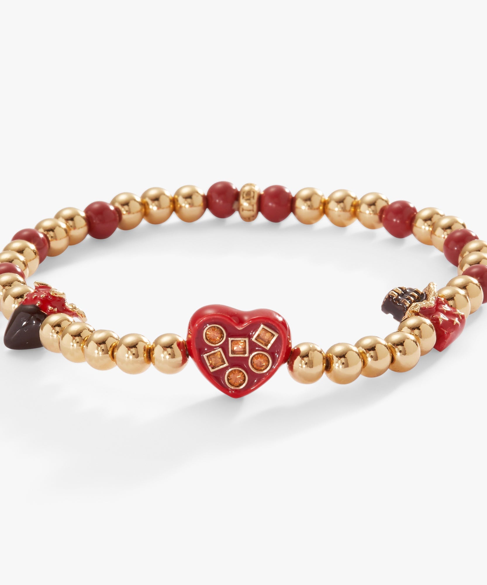 ”Chocolate Is My Love Language” Stretch Bracelet