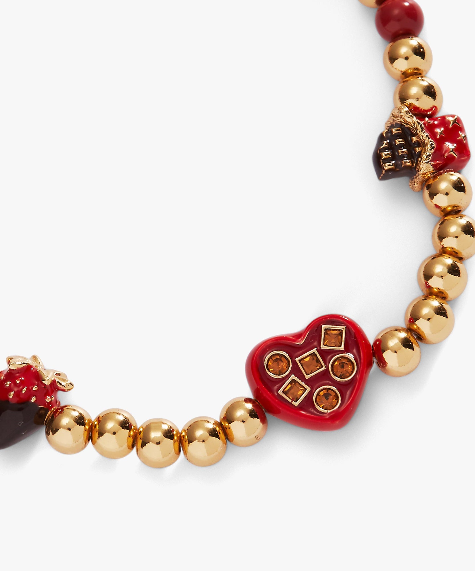 ”Chocolate Is My Love Language” Stretch Bracelet