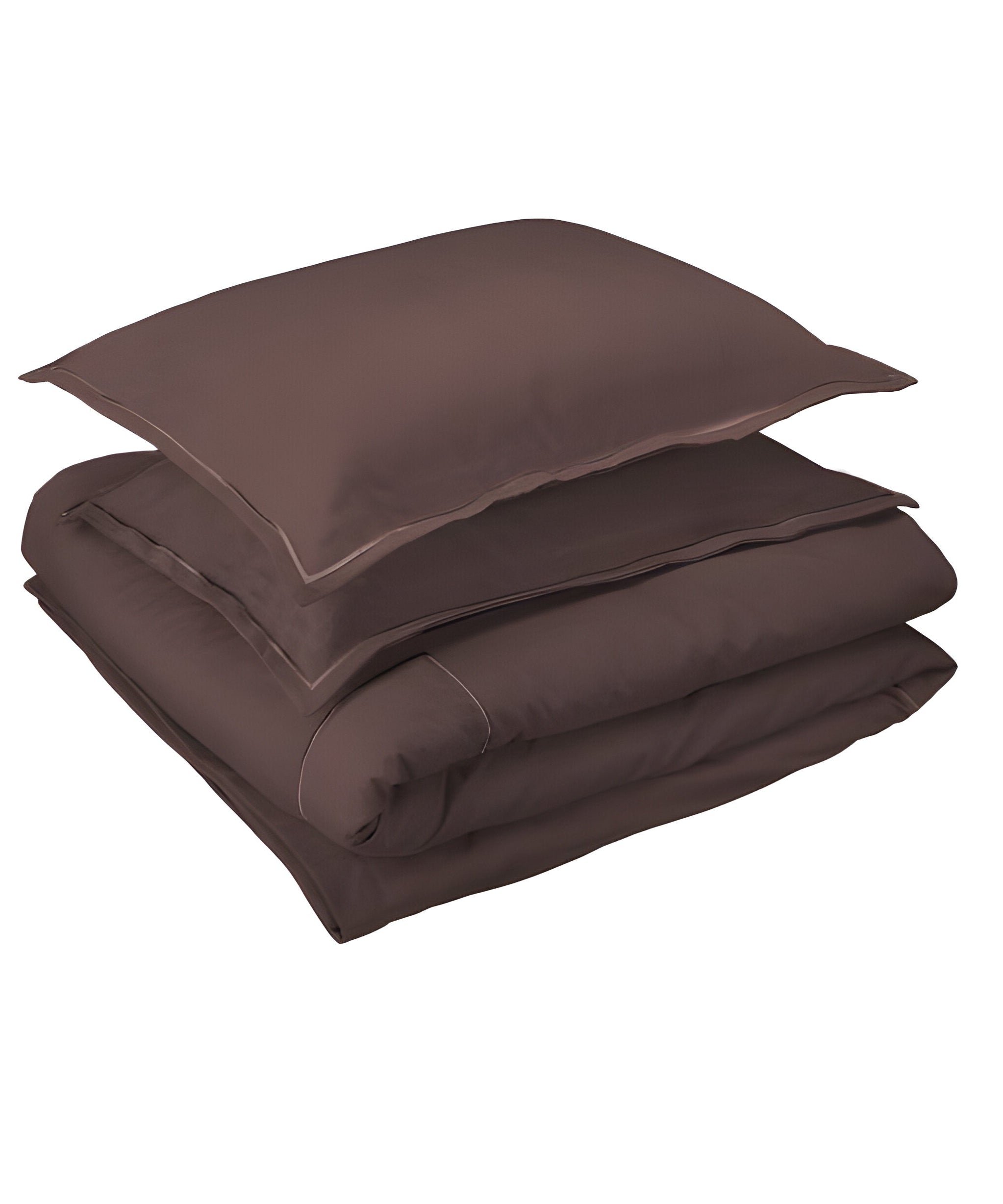 400TC Cotton Luxurious Single Embroidery Sateen Solid Duvet Cover Set