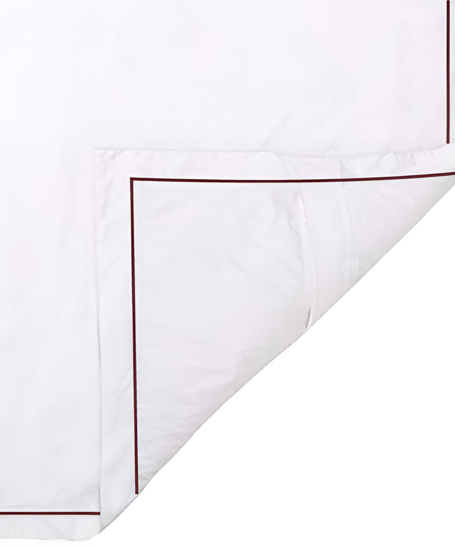 400TC Cotton Single Edge Embroidery Sateen Solid Duvet Cover Set