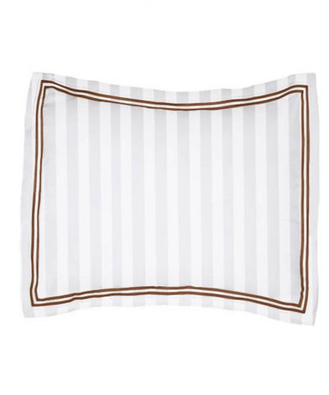 400TC Cotton Double Edge Embroidery Sateen Stripe Duvet Cover Set