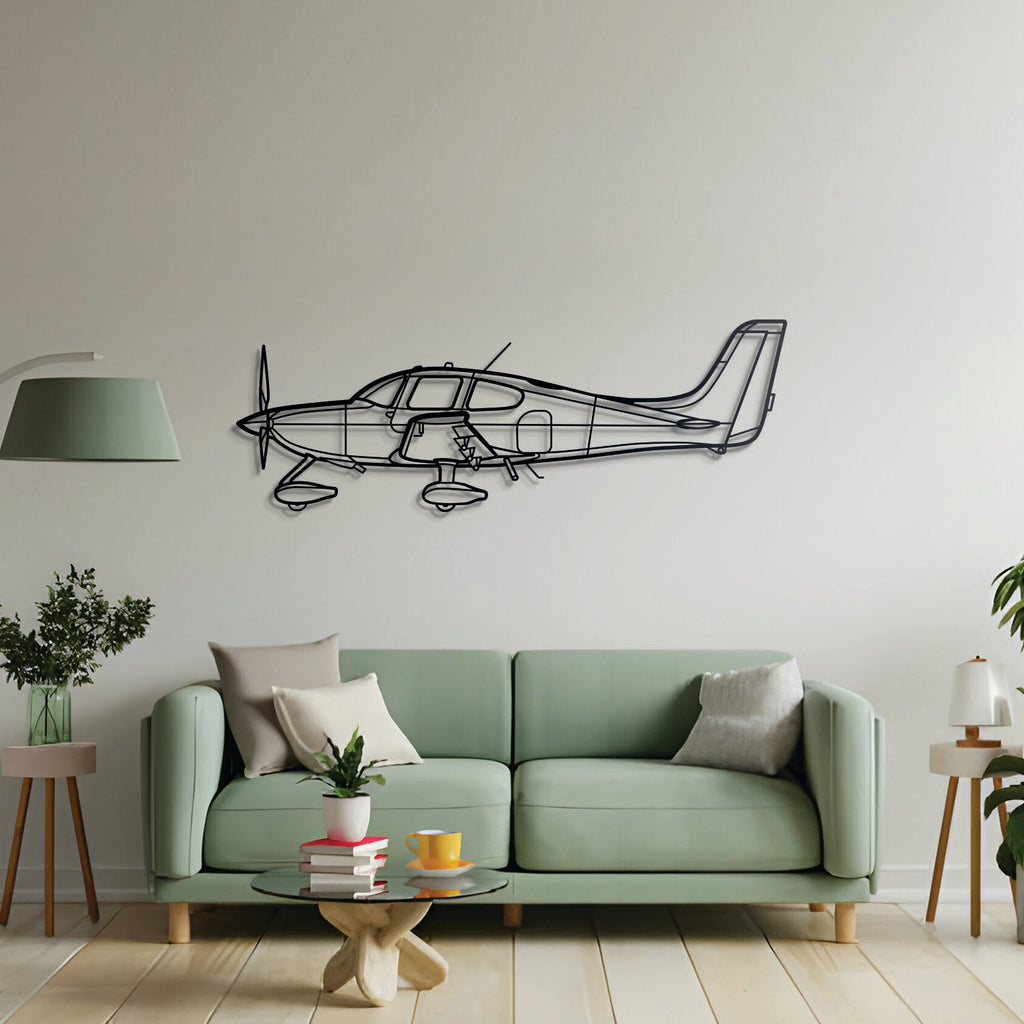 SR22 Metal Aircraft Wall Art - NCP0132