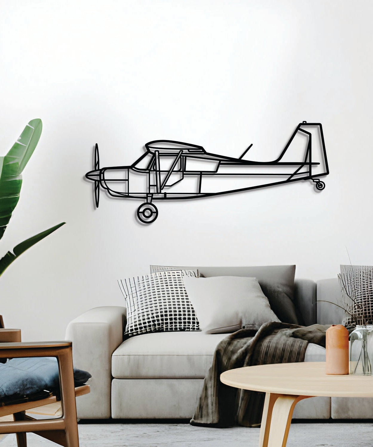 Citabria Explorer Metallflugzeug-Wandkunst – NCP0536
