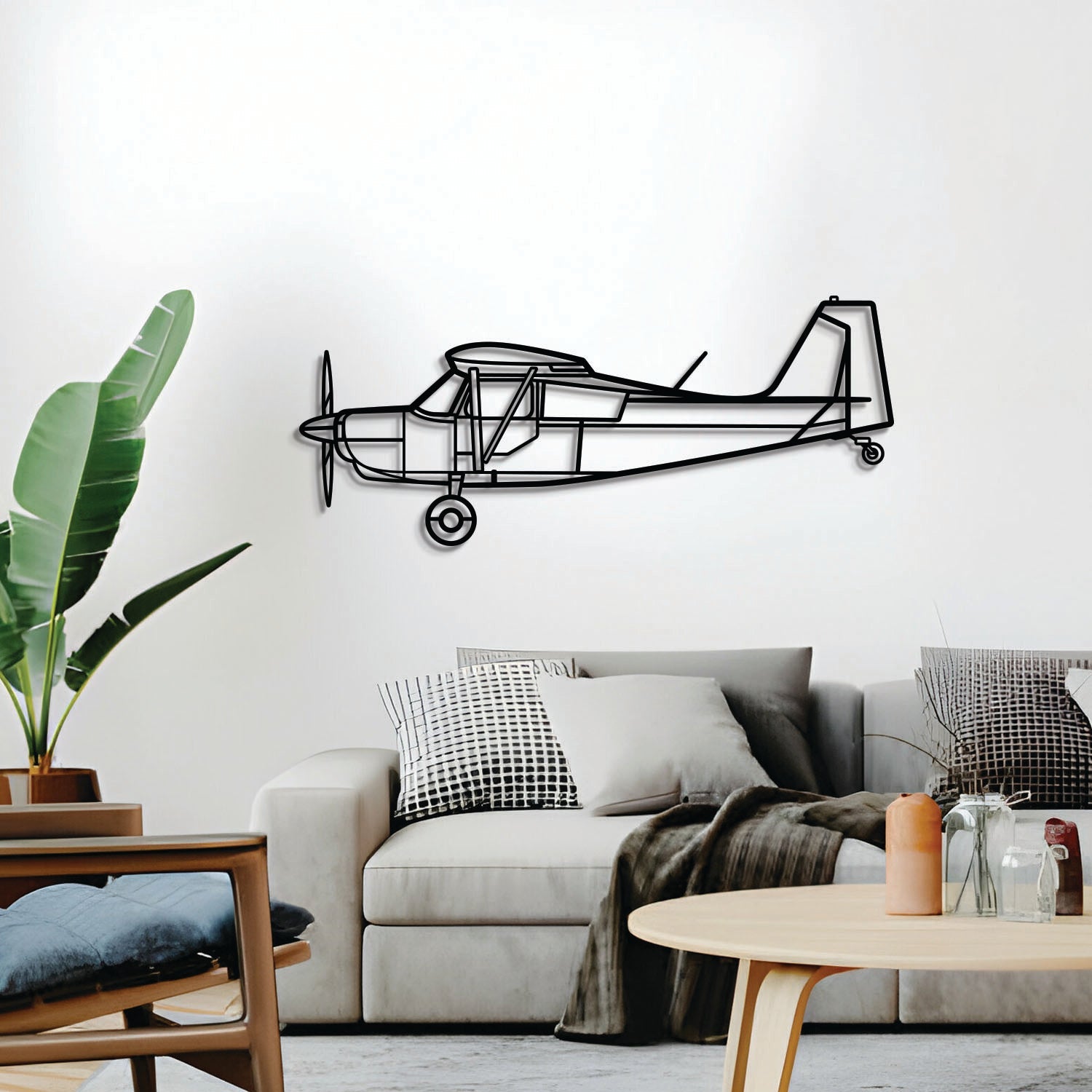 Citabria Explorer Metallflugzeug-Wandkunst – NCP0536