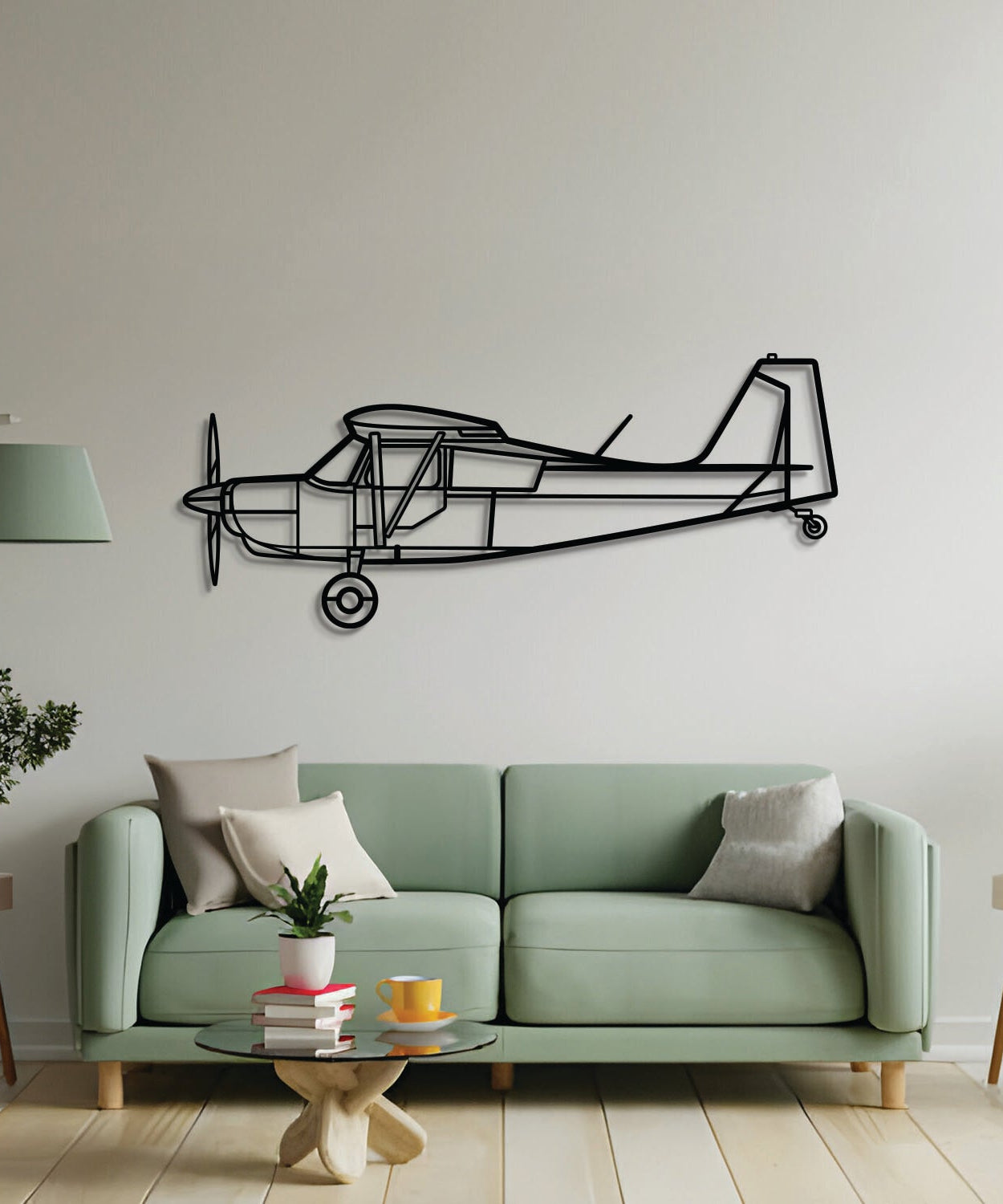 Citabria Explorer Metallflugzeug-Wandkunst – NCP0536