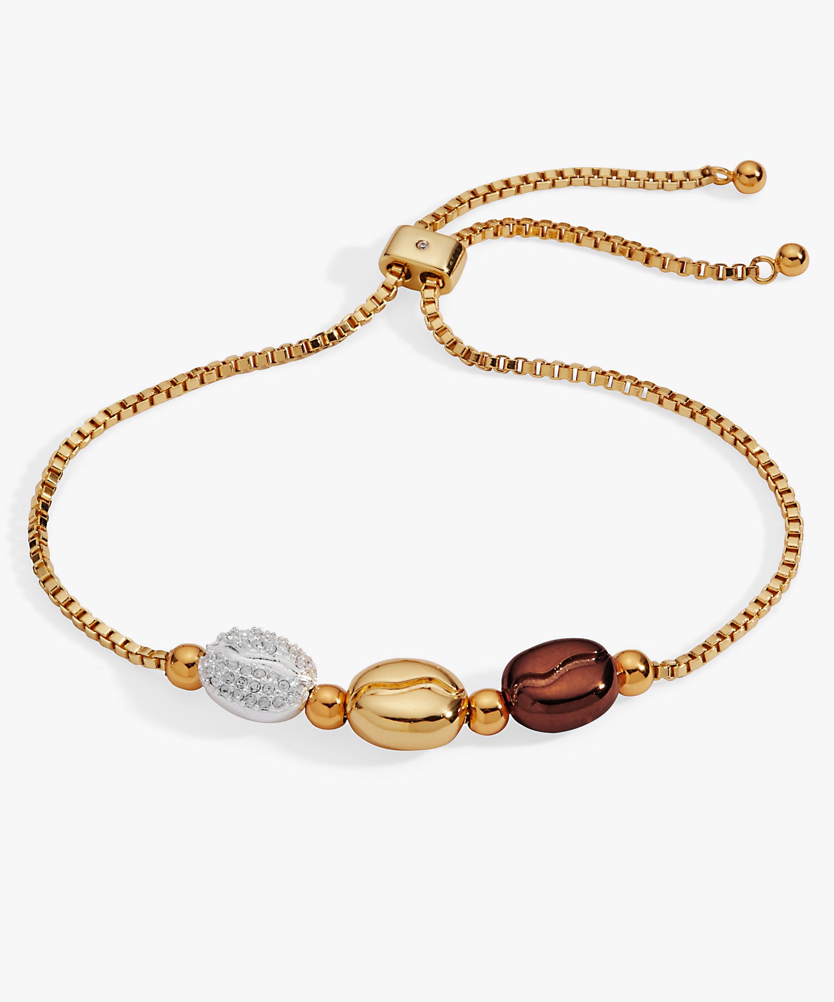 Coffee Bean Bolo Bracelet