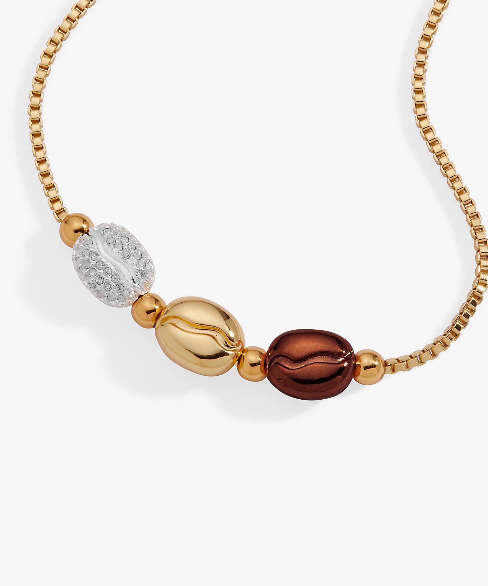Coffee Bean Bolo Bracelet