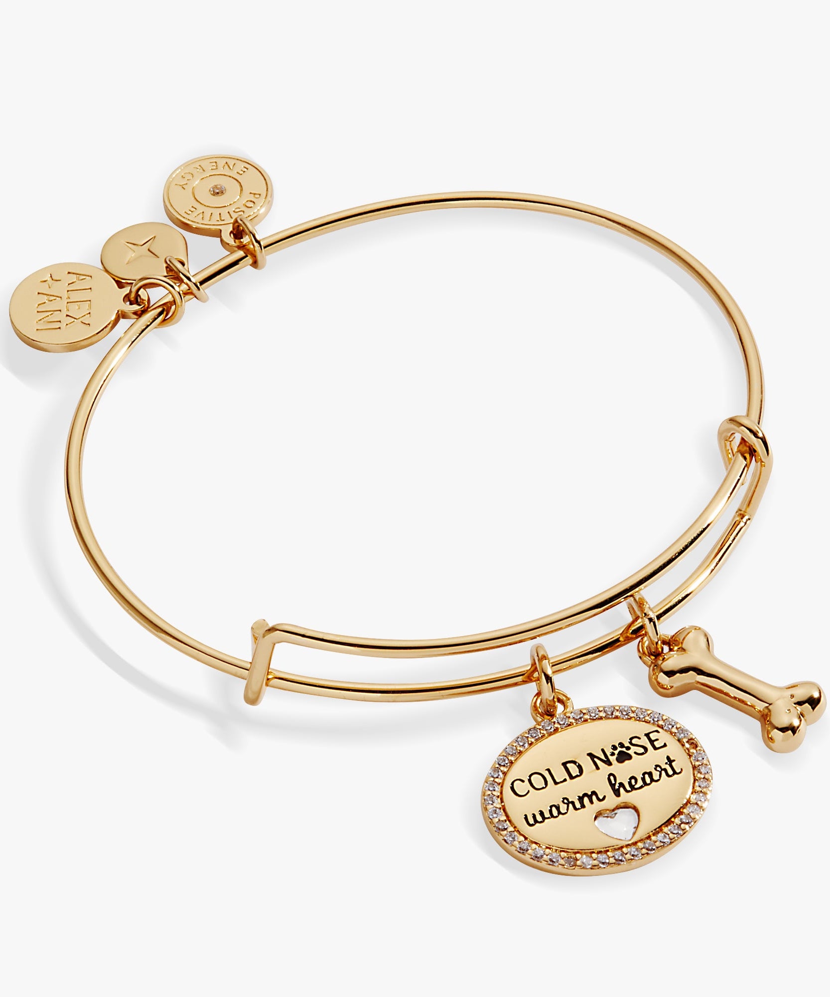 Cold Nose, Warm Heart Charm Bangle