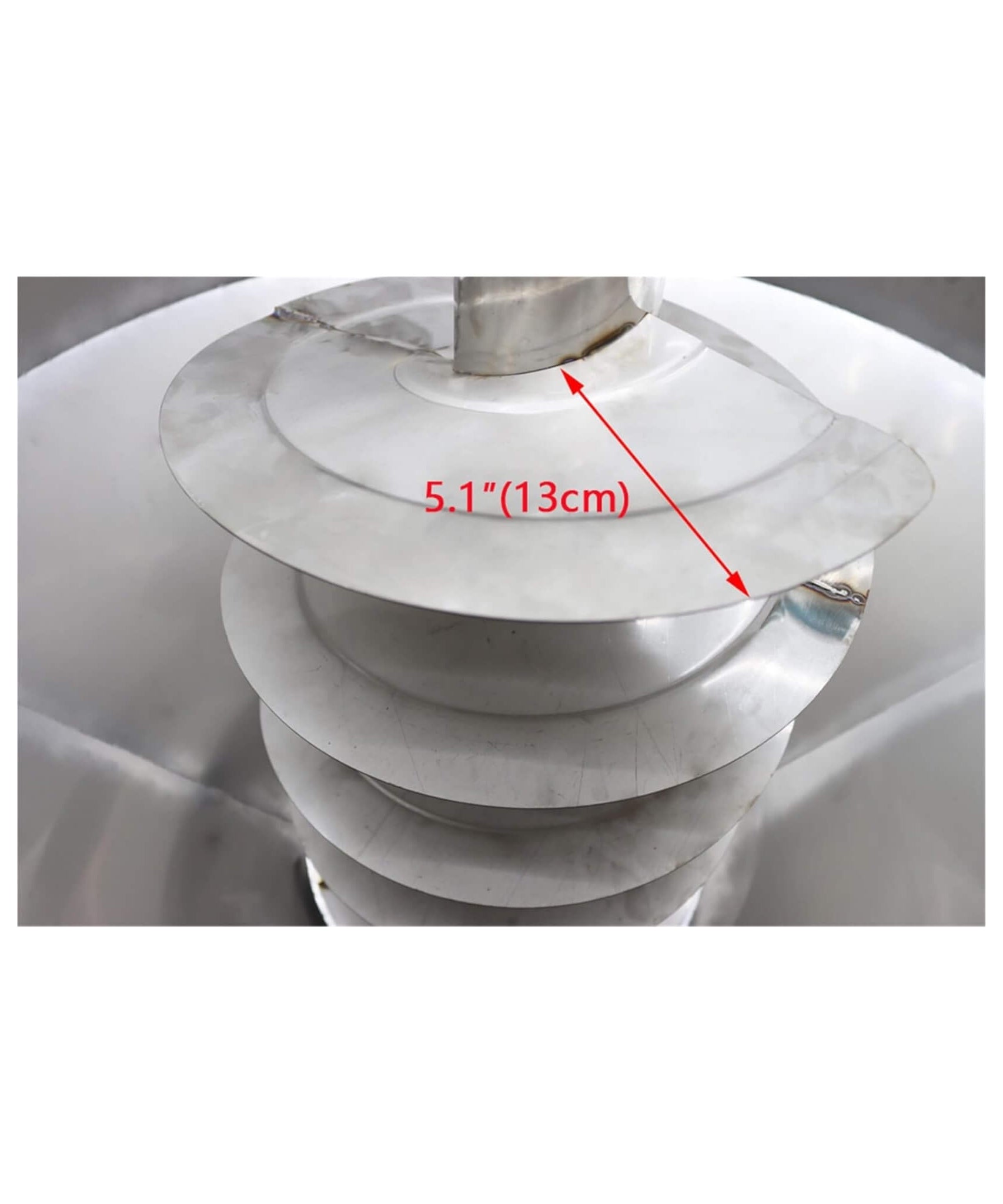 Commercial 110V 4KW Stainless Steel Vertical Feed Mixer Blender [NO PLUG] (SAK40326)