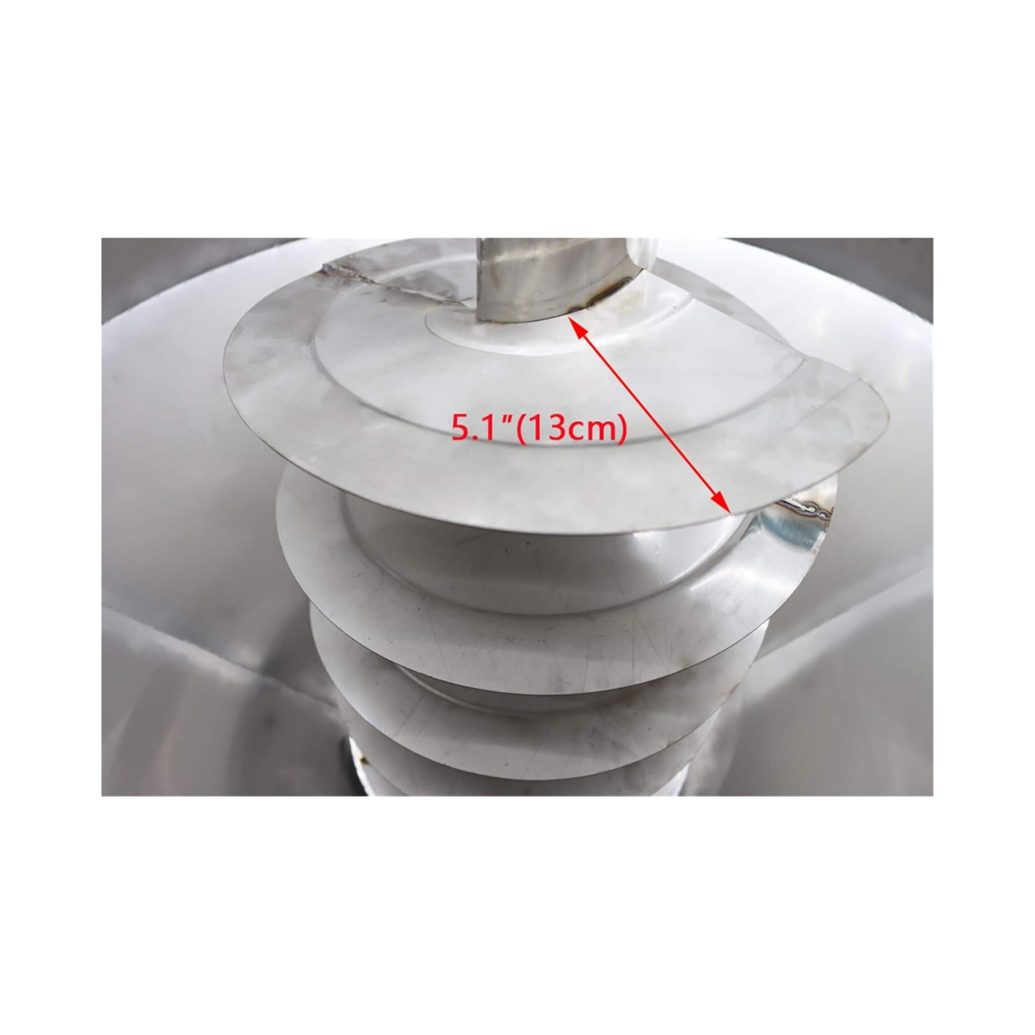 Commercial 110V 4KW Stainless Steel Vertical Feed Mixer Blender [NO PLUG] (SAK40326)