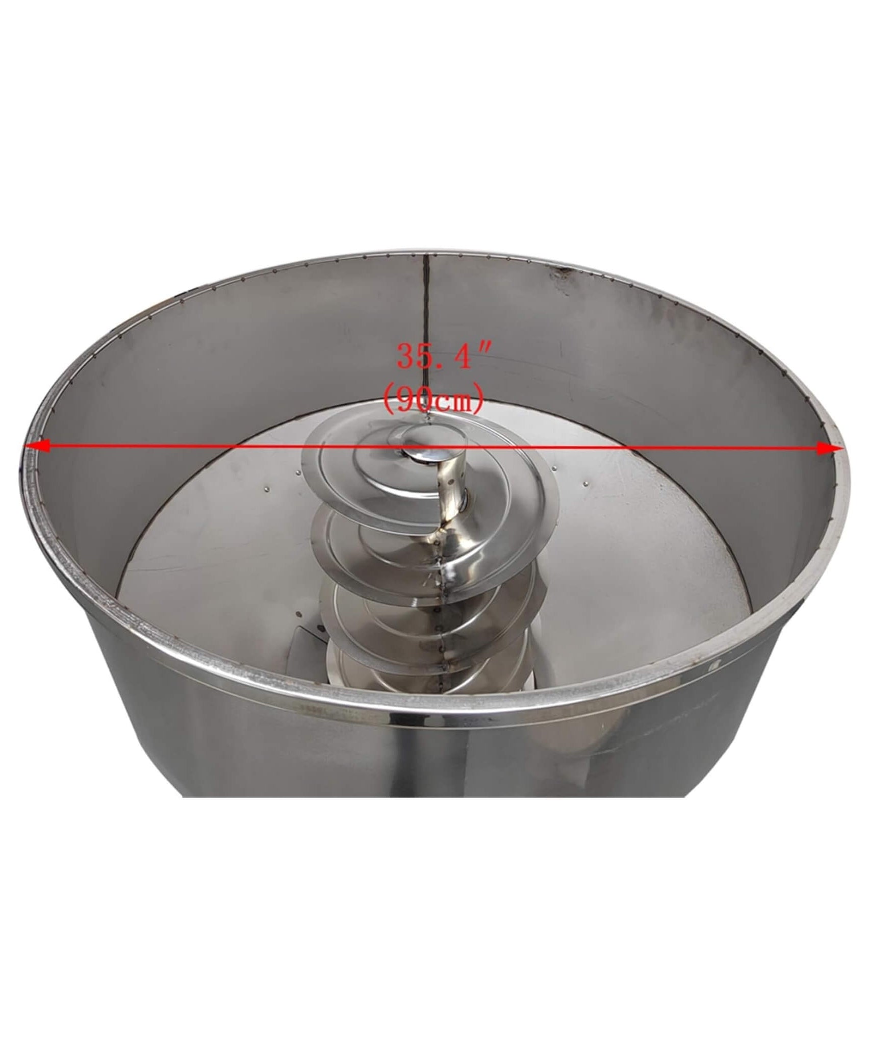 Commercial 110V 4KW Stainless Steel Vertical Feed Mixer Blender [NO PLUG] (SAK40326)