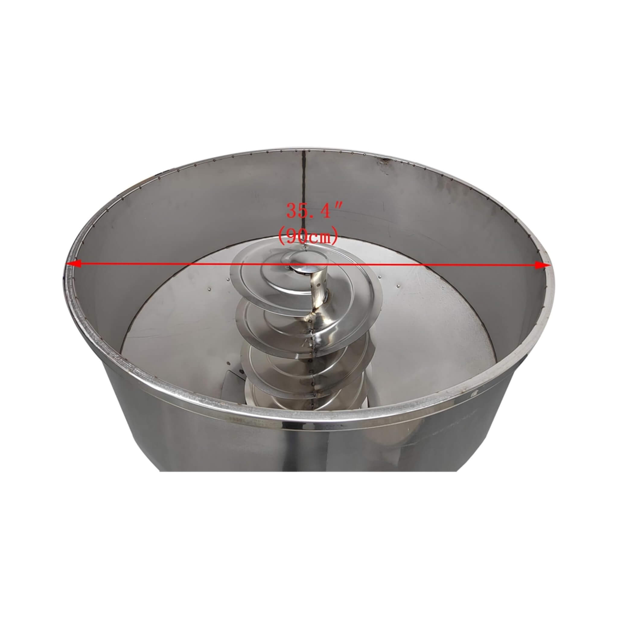 Commercial 110V 4KW Stainless Steel Vertical Feed Mixer Blender [NO PLUG] (SAK40326)