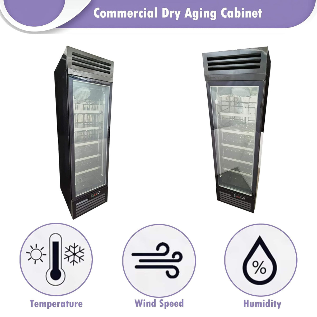 Commercial 400L Stainless Steel 110V Meat Dry Aging Refrigerator (SAK15268)