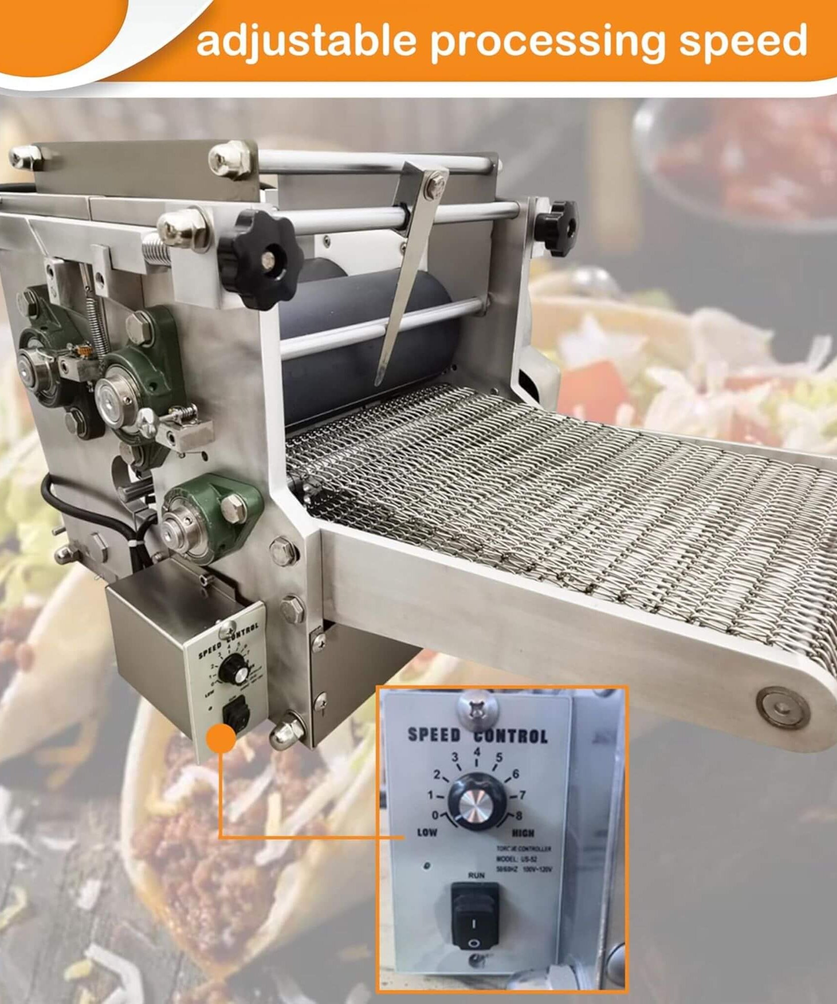 Heavy-Duty Commercial Automatic Corn Tortilla Making Machine (SAK60513)