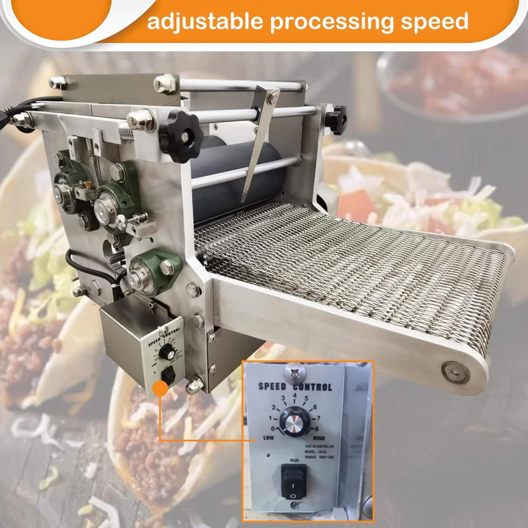Heavy-Duty Commercial Automatic Corn Tortilla Making Machine (SAK60513)