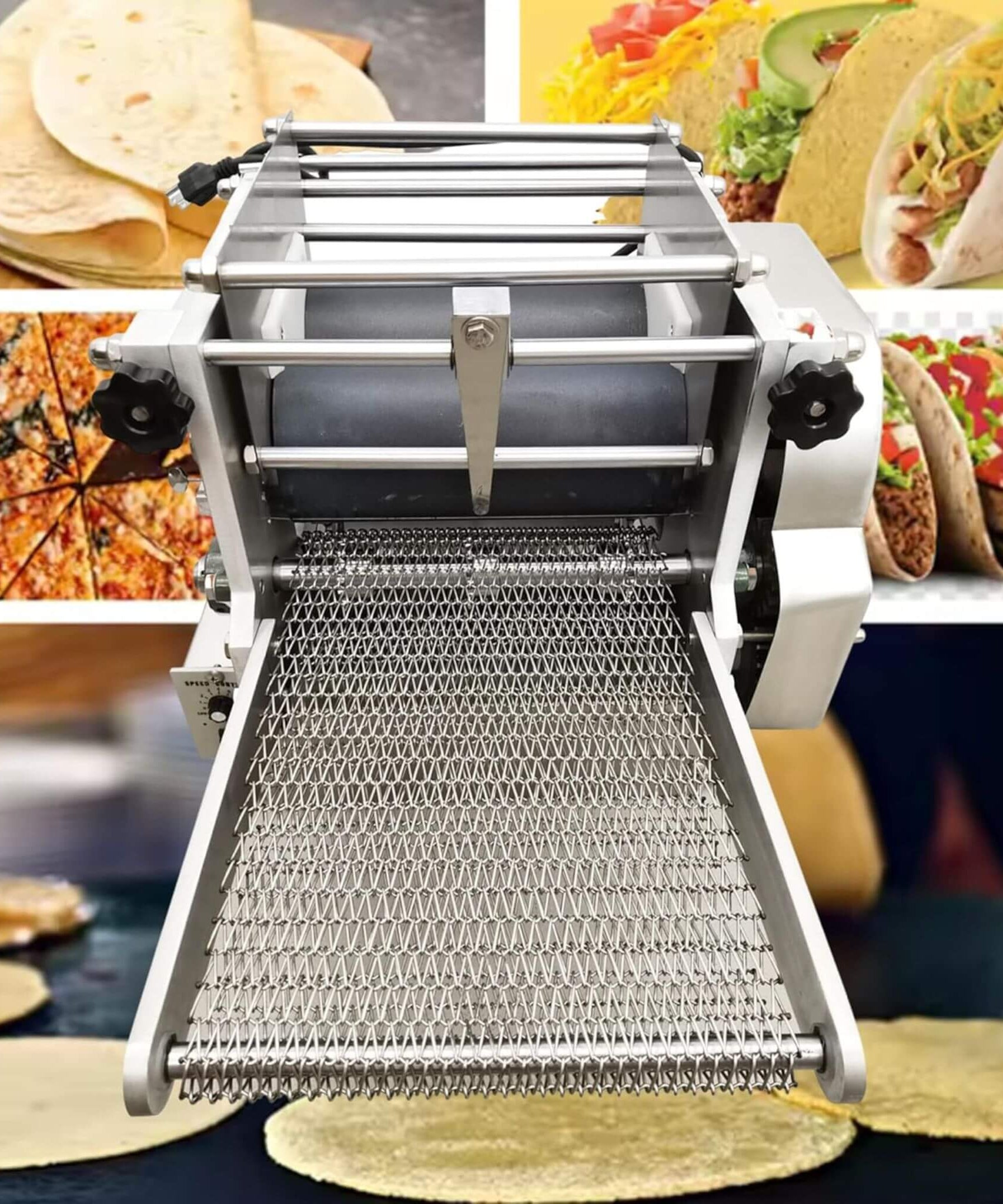 Heavy-Duty Commercial Automatic Corn Tortilla Making Machine (SAK60513)