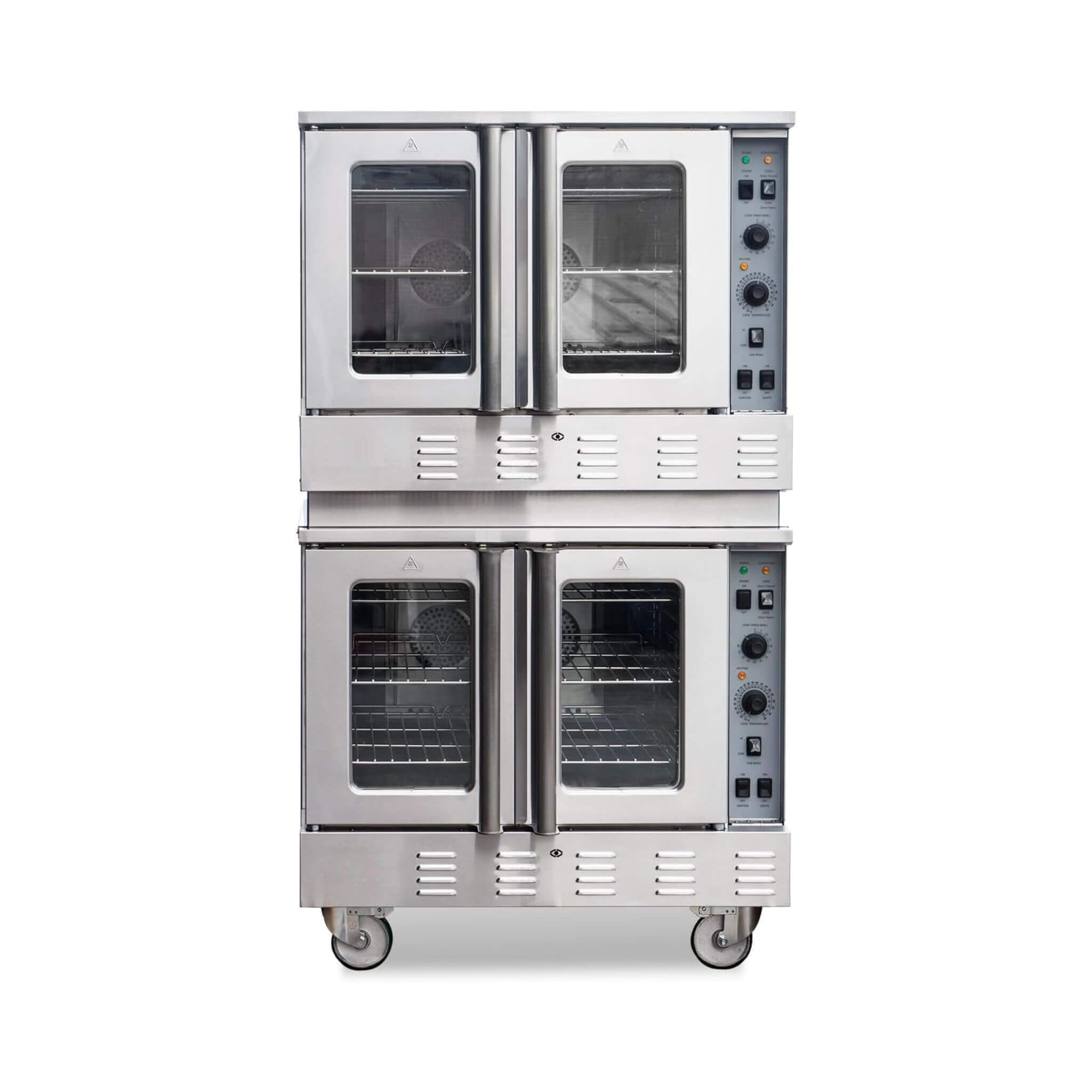 Commercial Double-Stack 160K BTU 2-Burner Stainless Steel Gas Stock Pot Range (SAK18763)