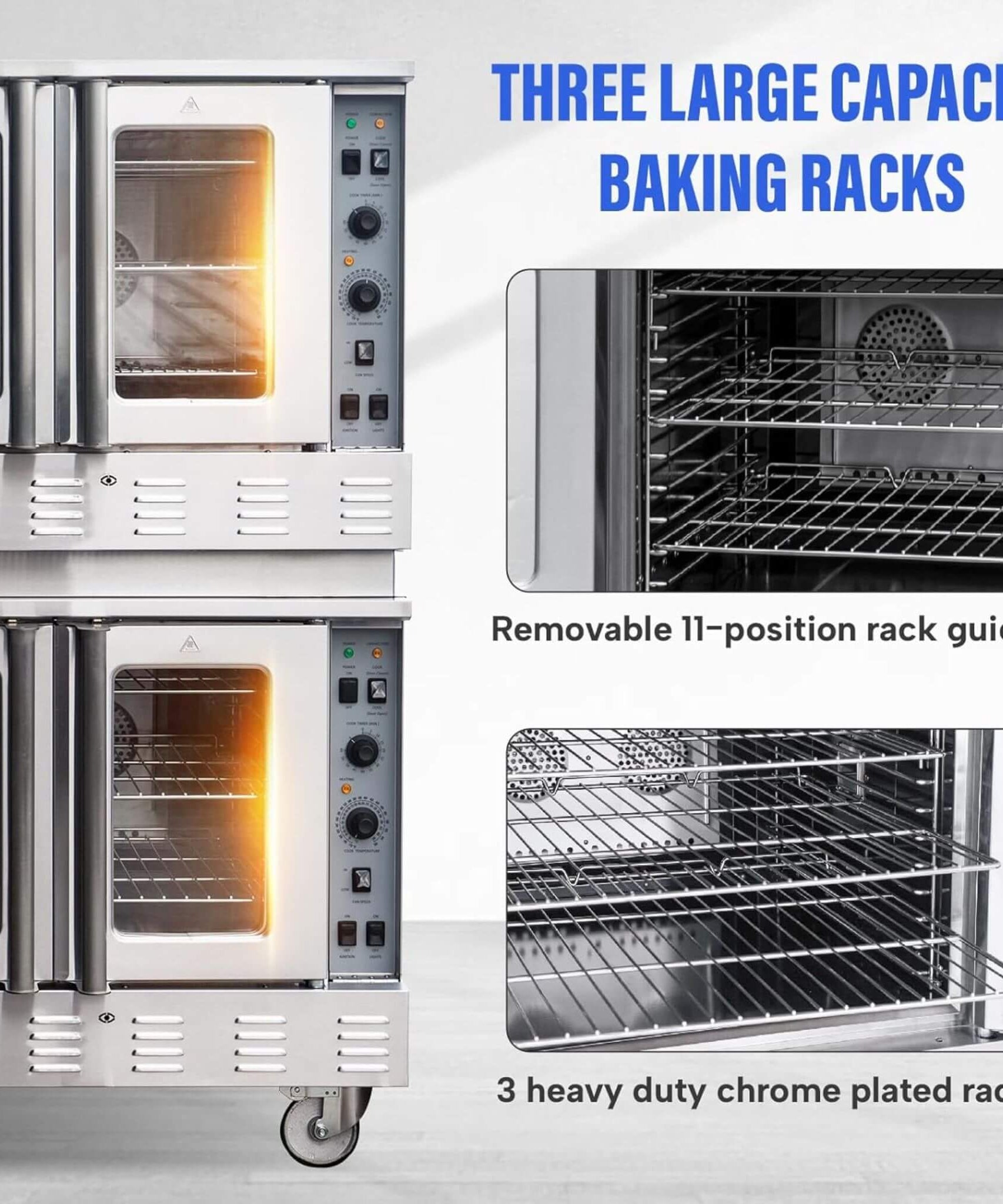 Commercial Double-Stack 160K BTU 2-Burner Stainless Steel Gas Stock Pot Range (SAK18763)
