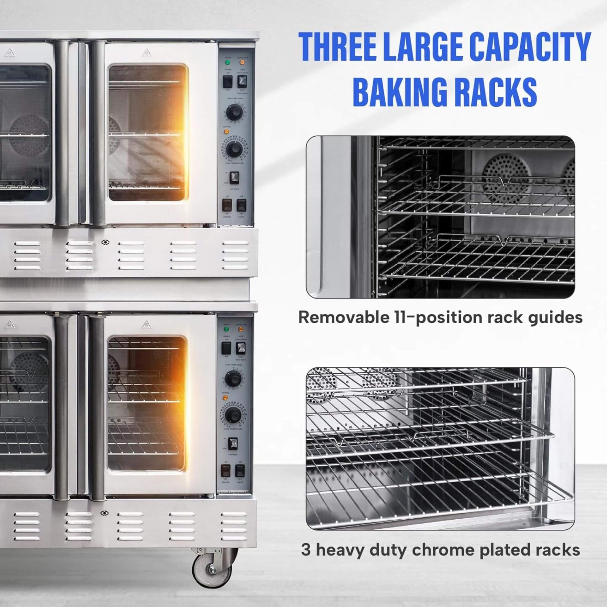 Commercial Double-Stack 160K BTU 2-Burner Stainless Steel Gas Stock Pot Range (SAK18763)