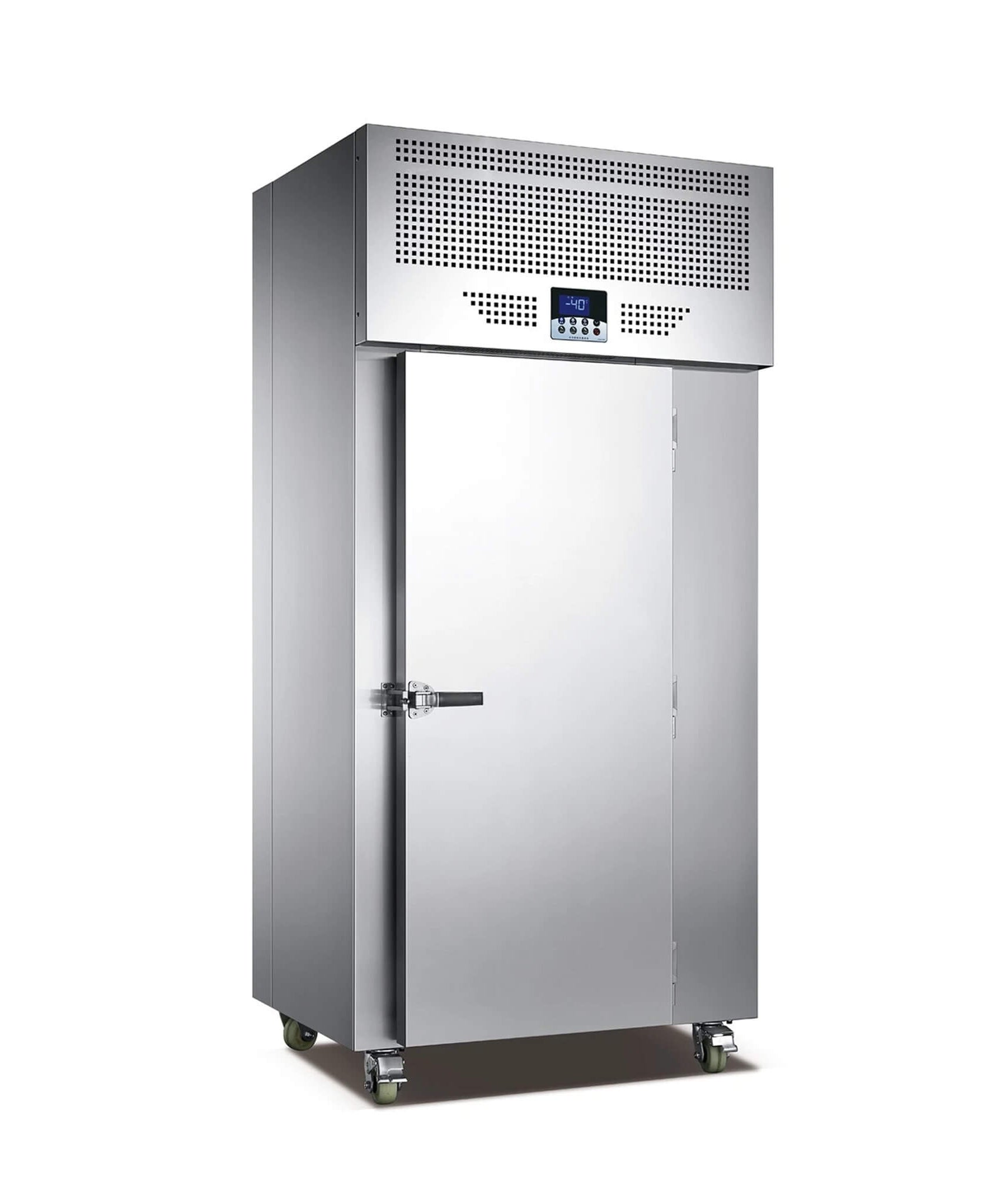 Commercial Heavy-Duty 15-Tray Blast Chiller Freezer Cabinet With Trolley Cart (SAK57249)