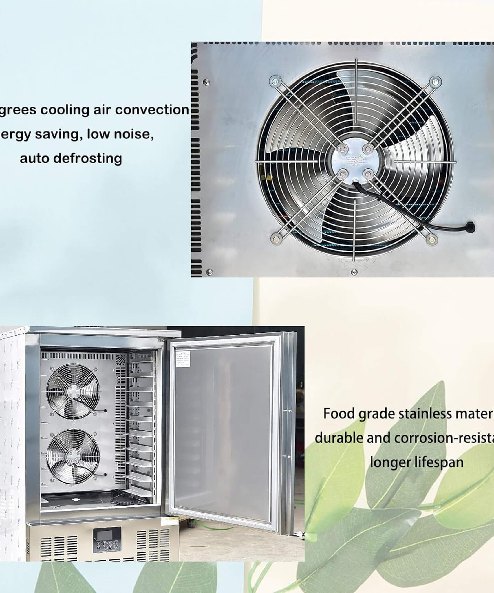 Commercial Heavy-Duty Extra-Low Temperature Blast Chiller Freezer (SAK46083)