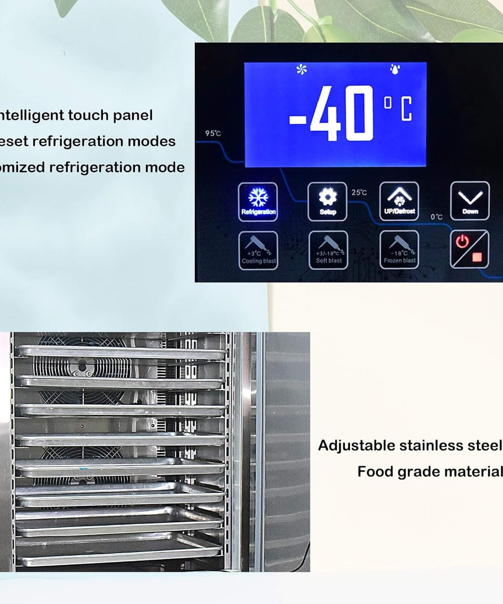 Commercial Heavy-Duty Extra-Low Temperature Blast Chiller Freezer (SAK46083)