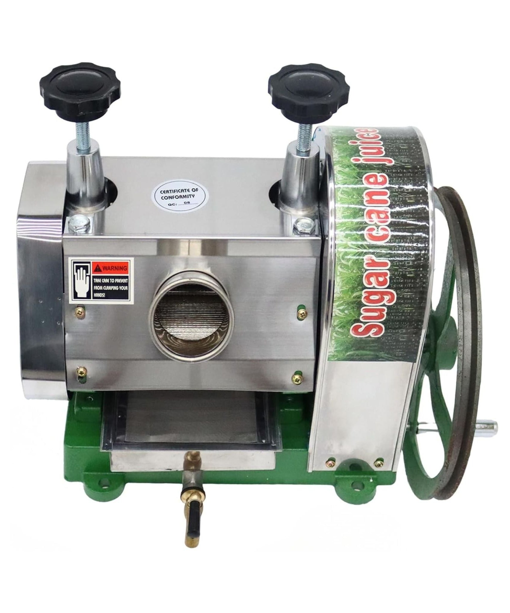 Heavy-Duty Commercial Manual Stainless Steel Sugar Cane Juicer (SAK81426)