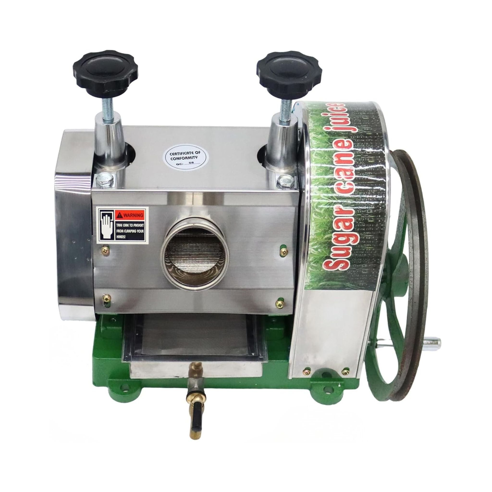 Heavy-Duty Commercial Manual Stainless Steel Sugar Cane Juicer (SAK81426)