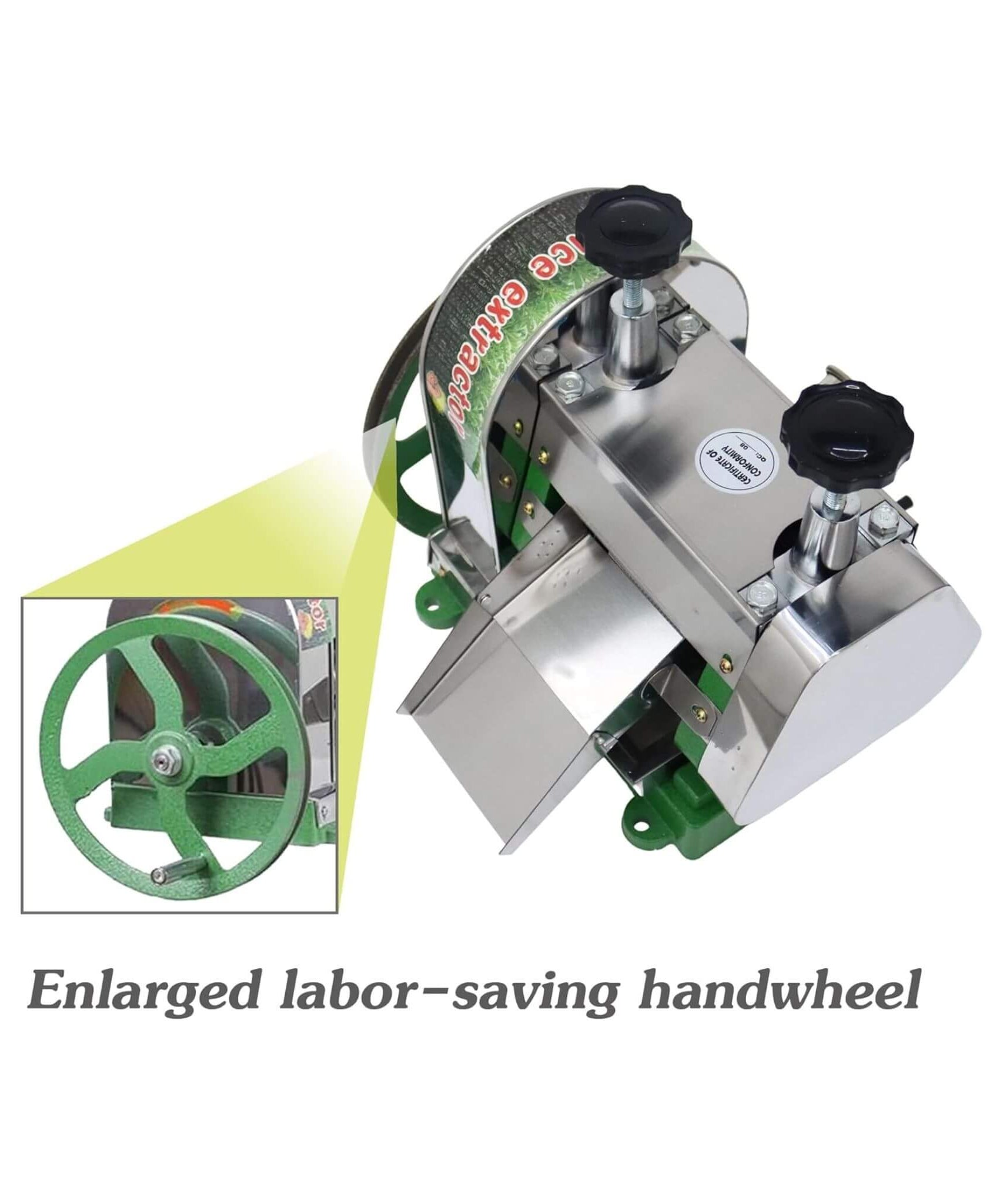 Heavy-Duty Commercial Manual Stainless Steel Sugar Cane Juicer (SAK81426)
