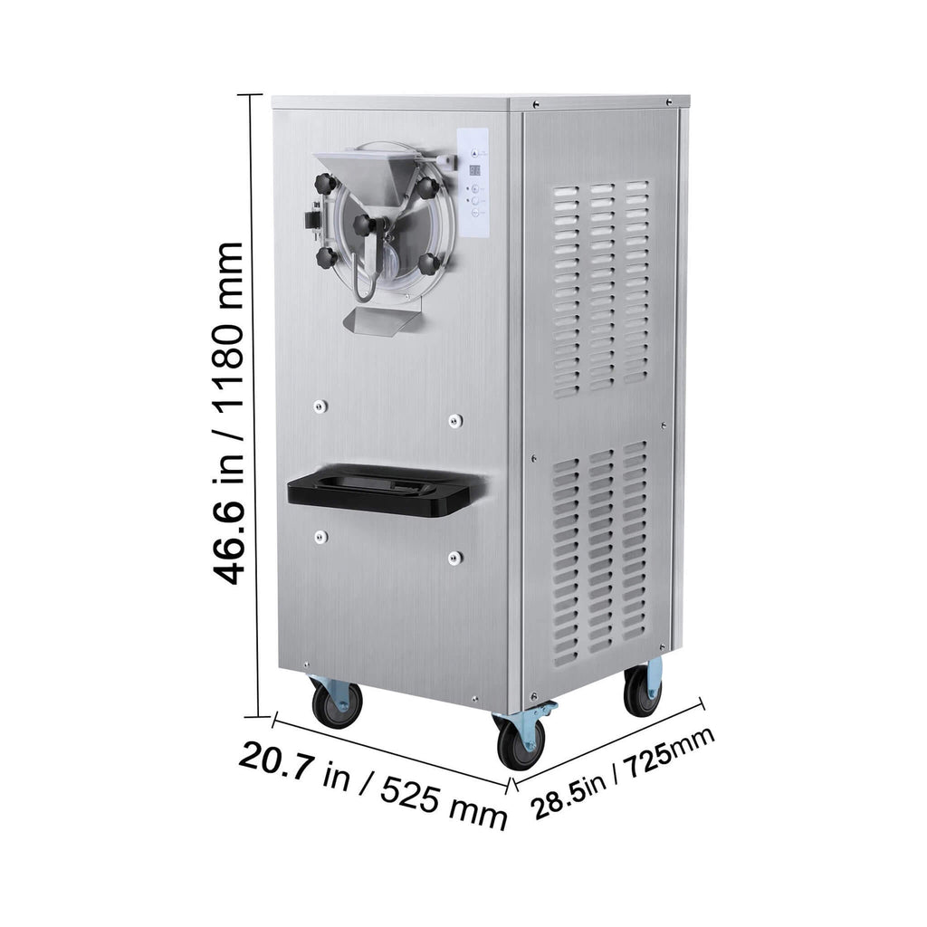 Commercial 20-25L/H Single-Flavor Hard Serve Stainless Steel Ice Cream Machine (SAK20782)