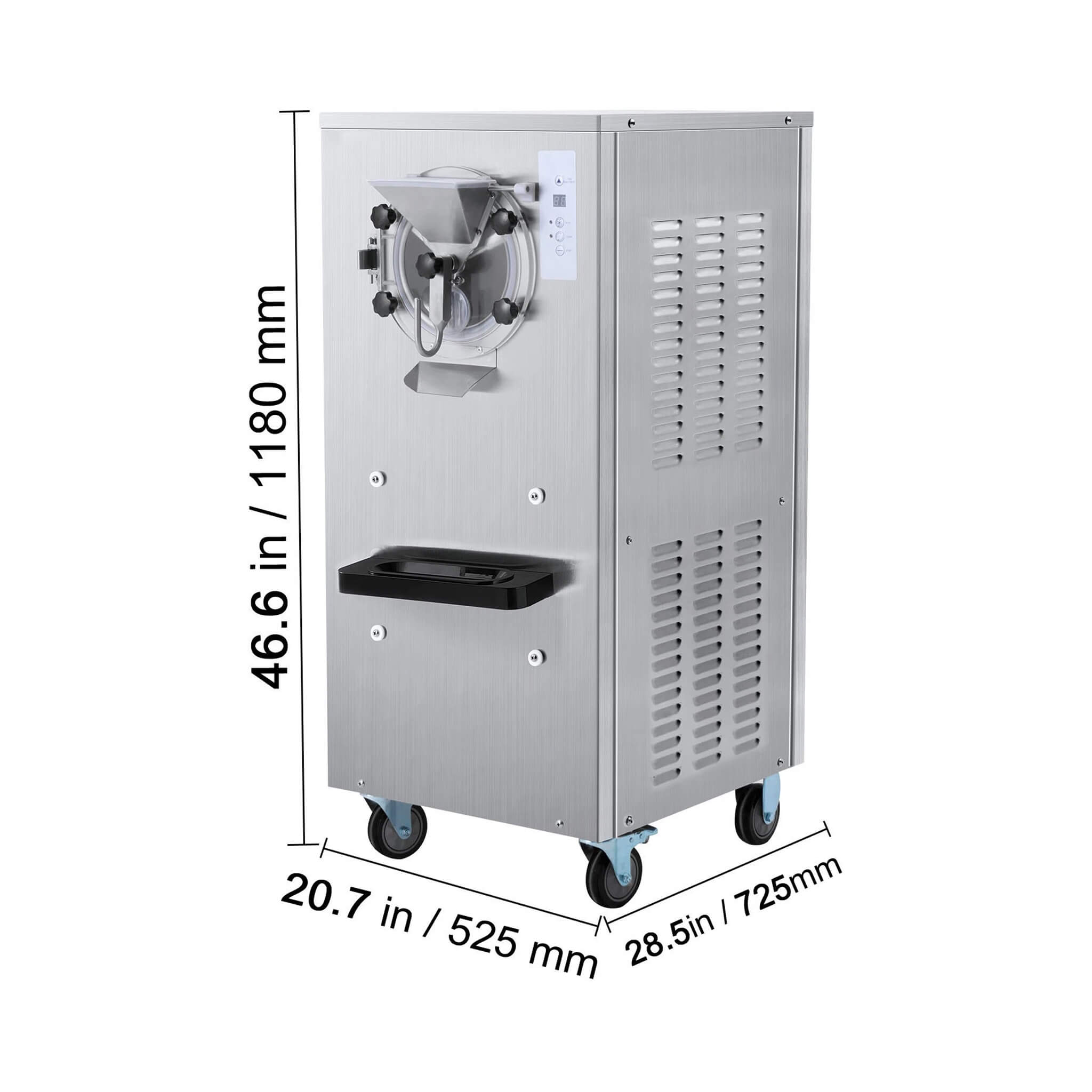 Commercial 20-25L/H Single-Flavor Hard Serve Stainless Steel Ice Cream Machine (SAK20782)